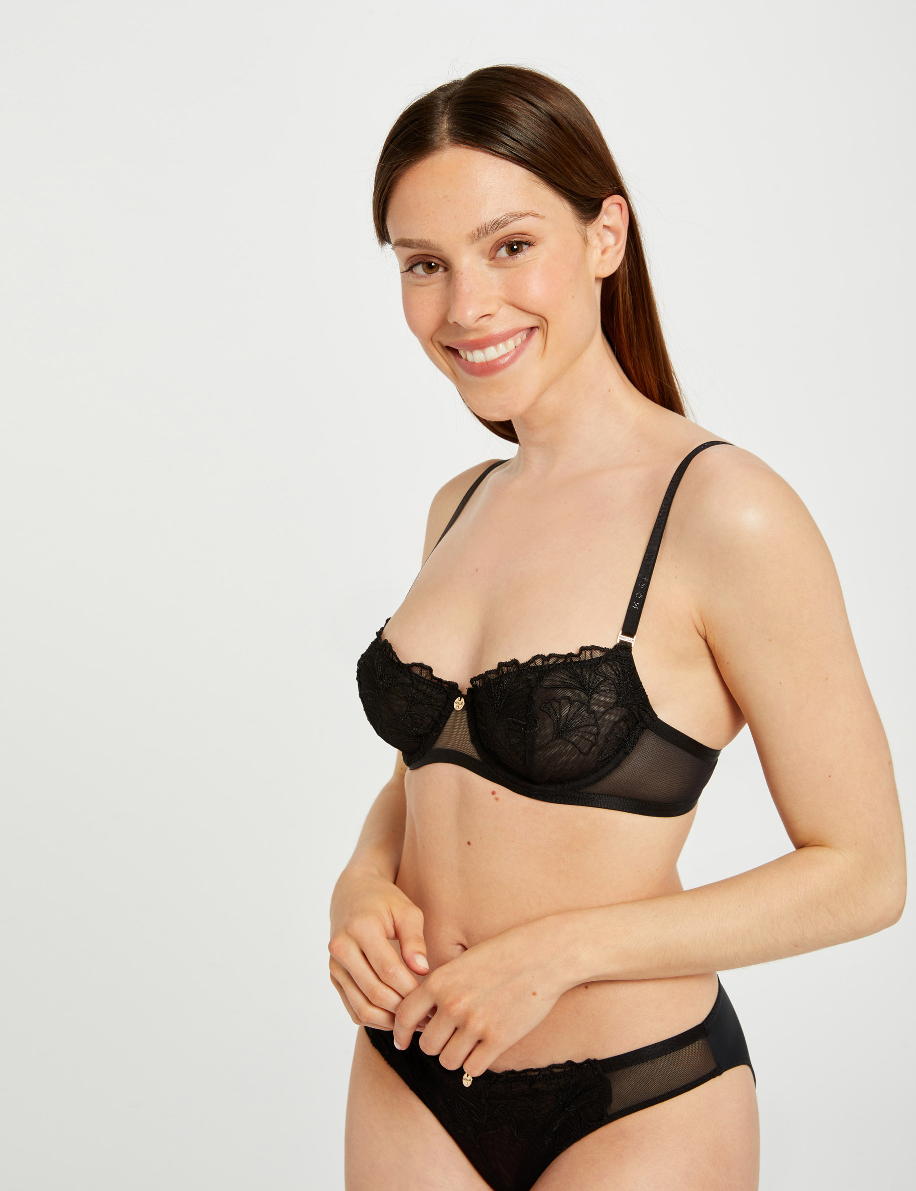 Soutien-gorge armatures noir femme