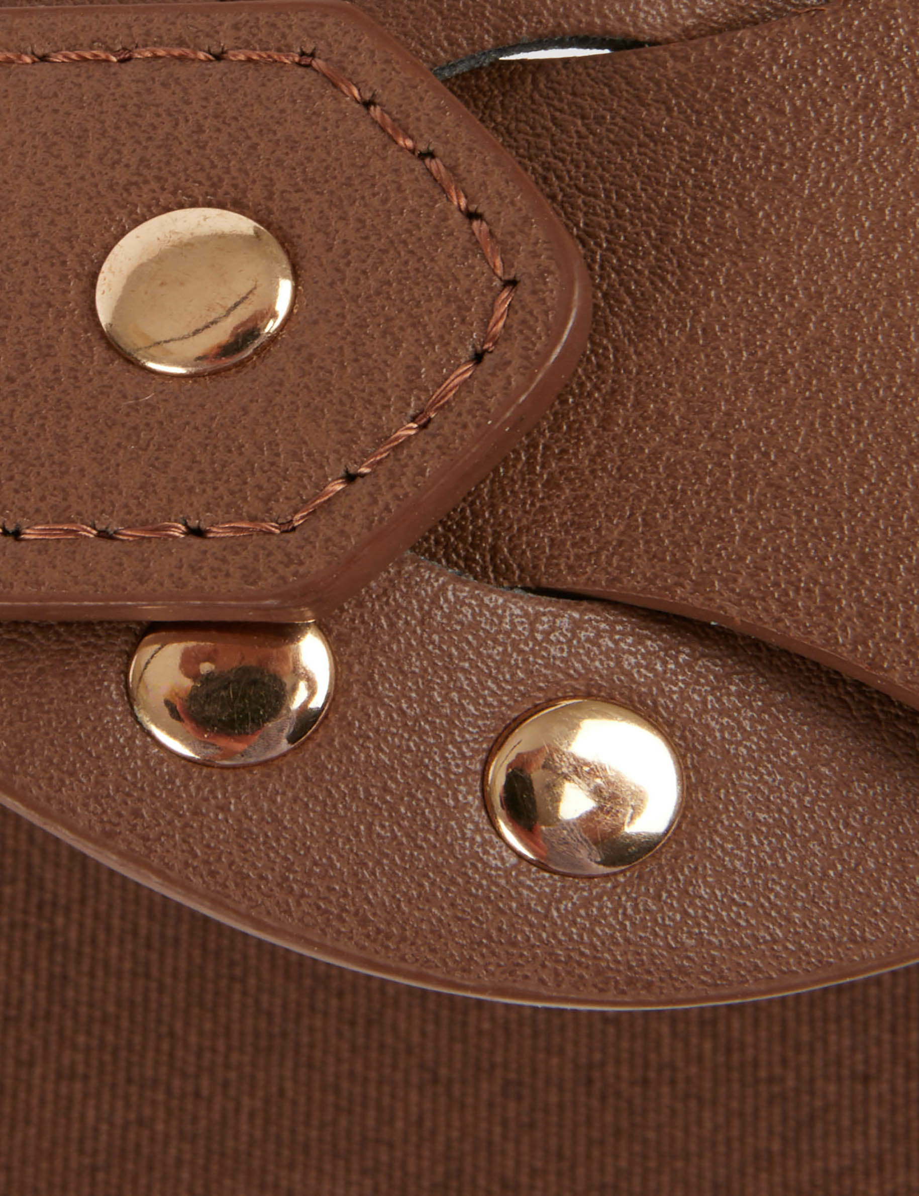 Ceinture Fantaisie Élastiquée Marron DOCA Taille 36/38 - Neuve Avec étiquettes, Style Corset
