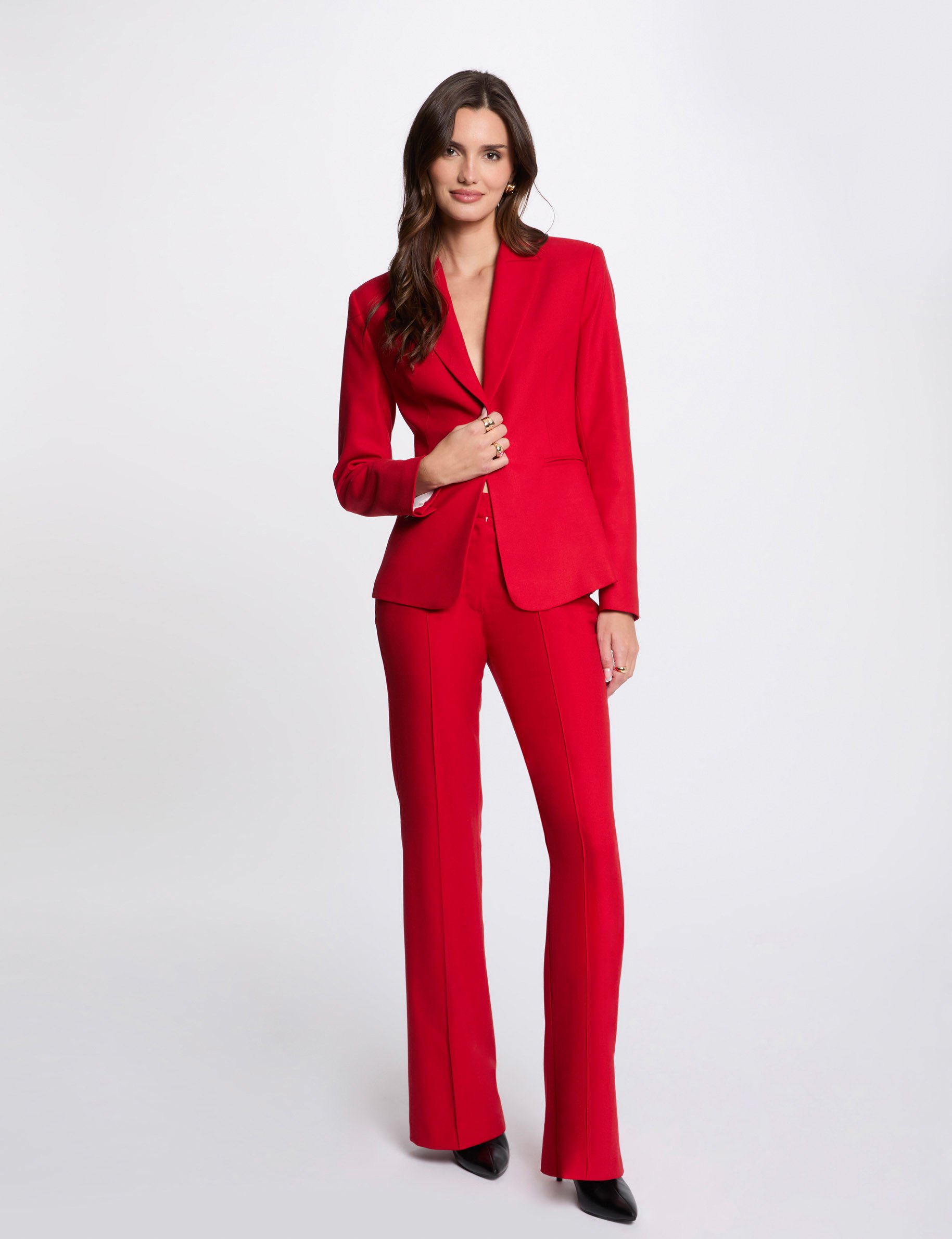 pantalon bootcut rouge femme Pantalon bootcut rouge femme