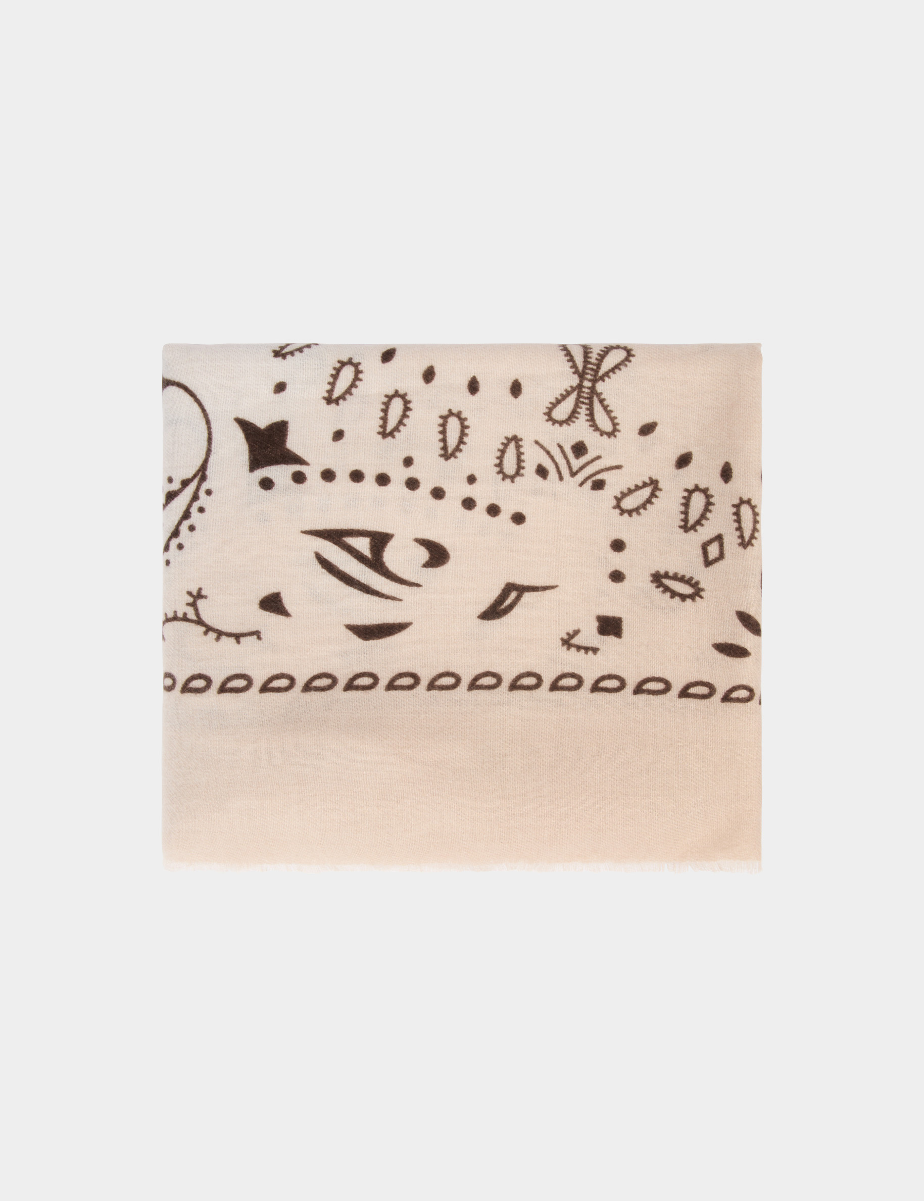&Eacute;charpe fine beige femme