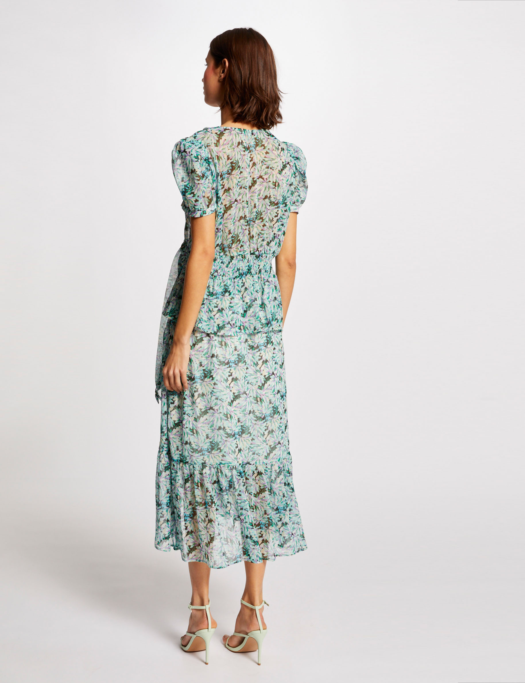 Blouse manches courtes imprimé floral multico femme Blouse manches courtes imprimé floral multico femme