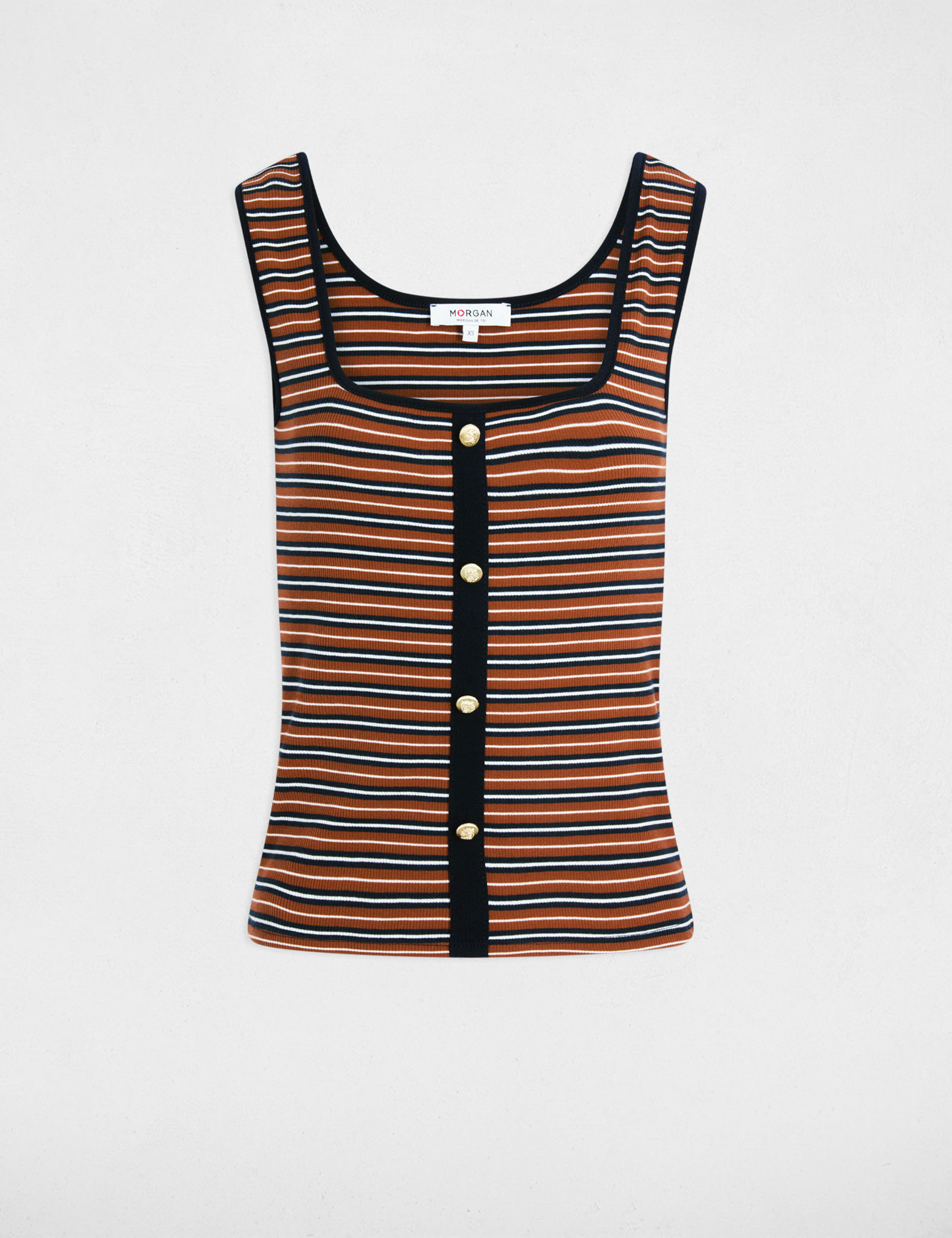 Débardeur Paul Brial Multicolore, Taille 6, En Viscose – Neuf Avec étiquettes