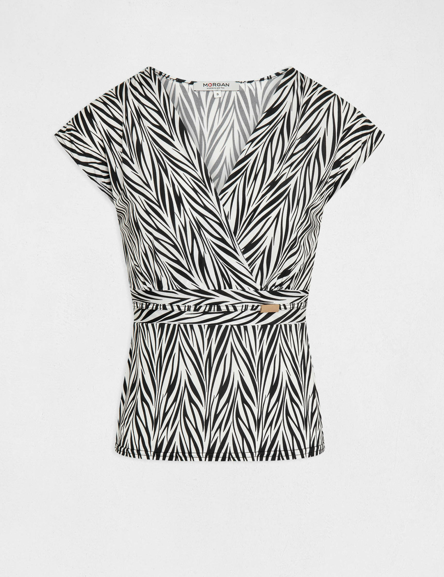 t shirt manches courtes imprime multico femme T-shirt manches courtes imprimé multico femme