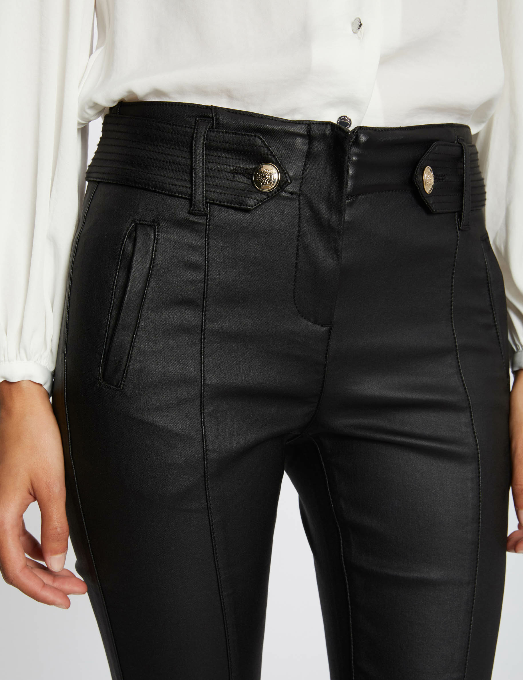 Pantalon Jean Noir Morgan De Toi Pattes D'eph Taille 40-42 - Occasion Très Bon état