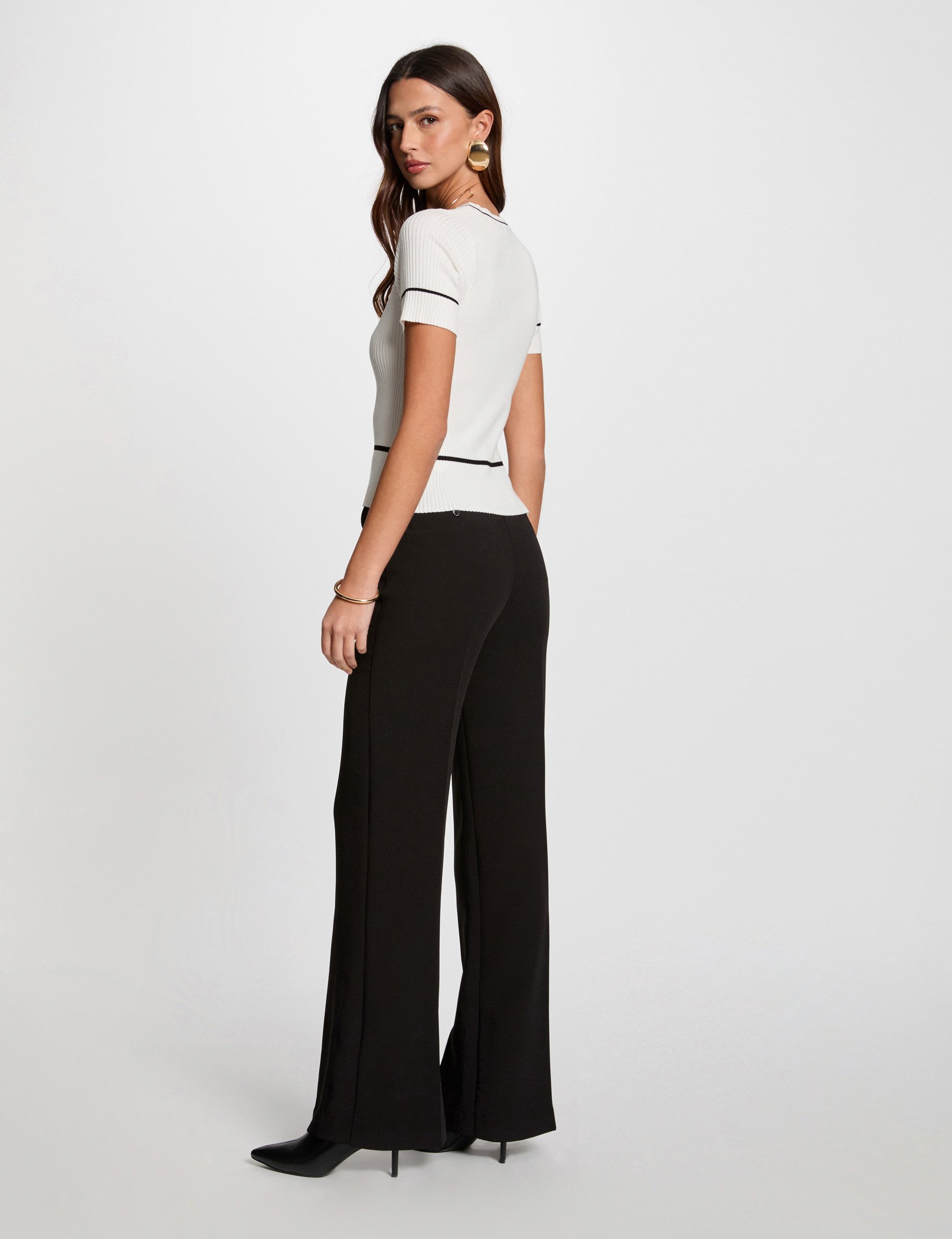 pull manches courtes blanc femme Pull manches courtes blanc femme