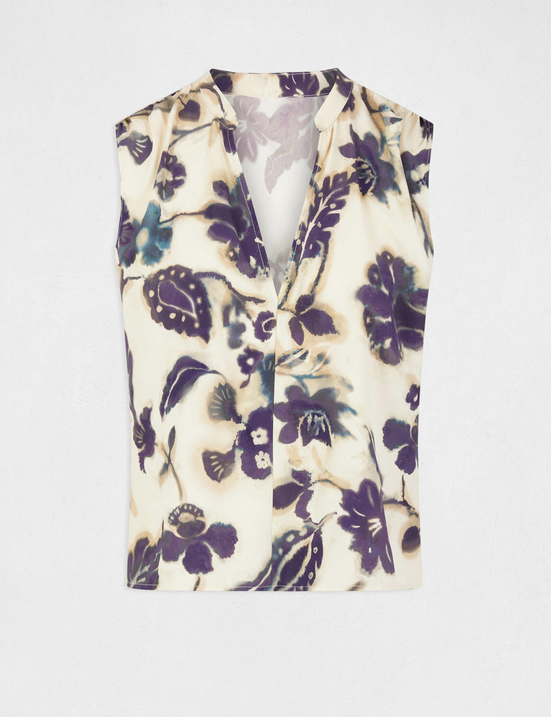 Blouse sans manches imprimé floral multico femme Blouse sans manches imprimé floral multico femme