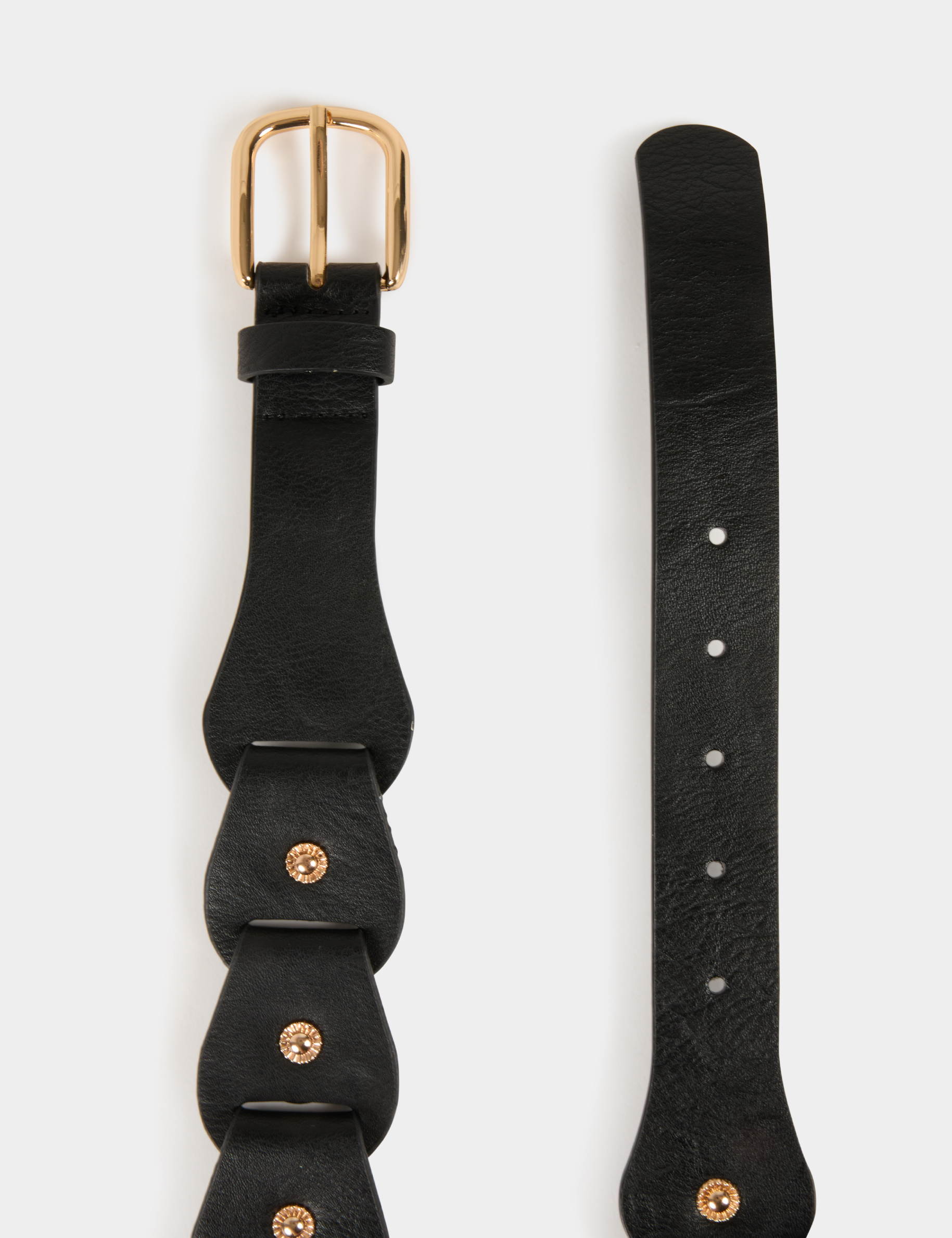 ceinture avec clous noir femme Ceinture avec clous noir femme