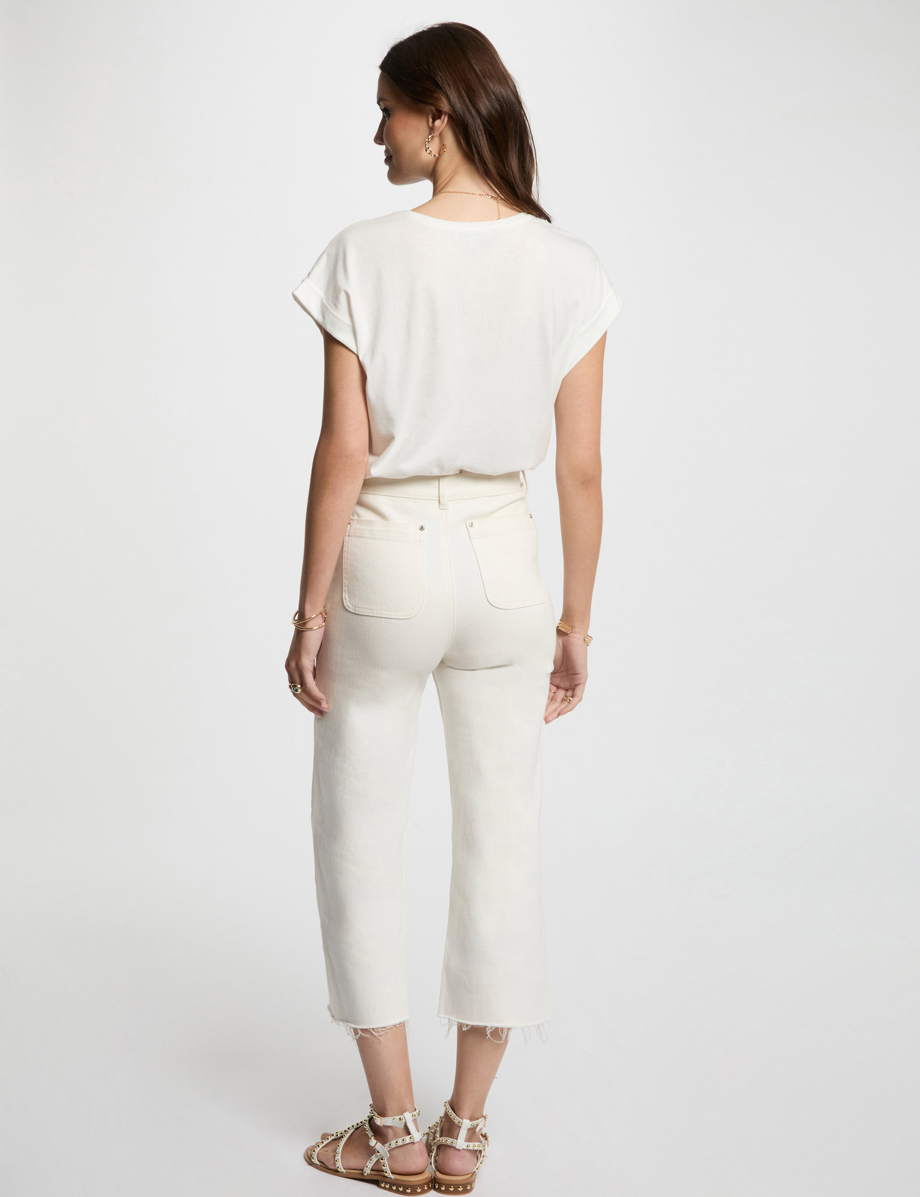 t shirt a inscription blanc femme T-shirt à inscription blanc femme
