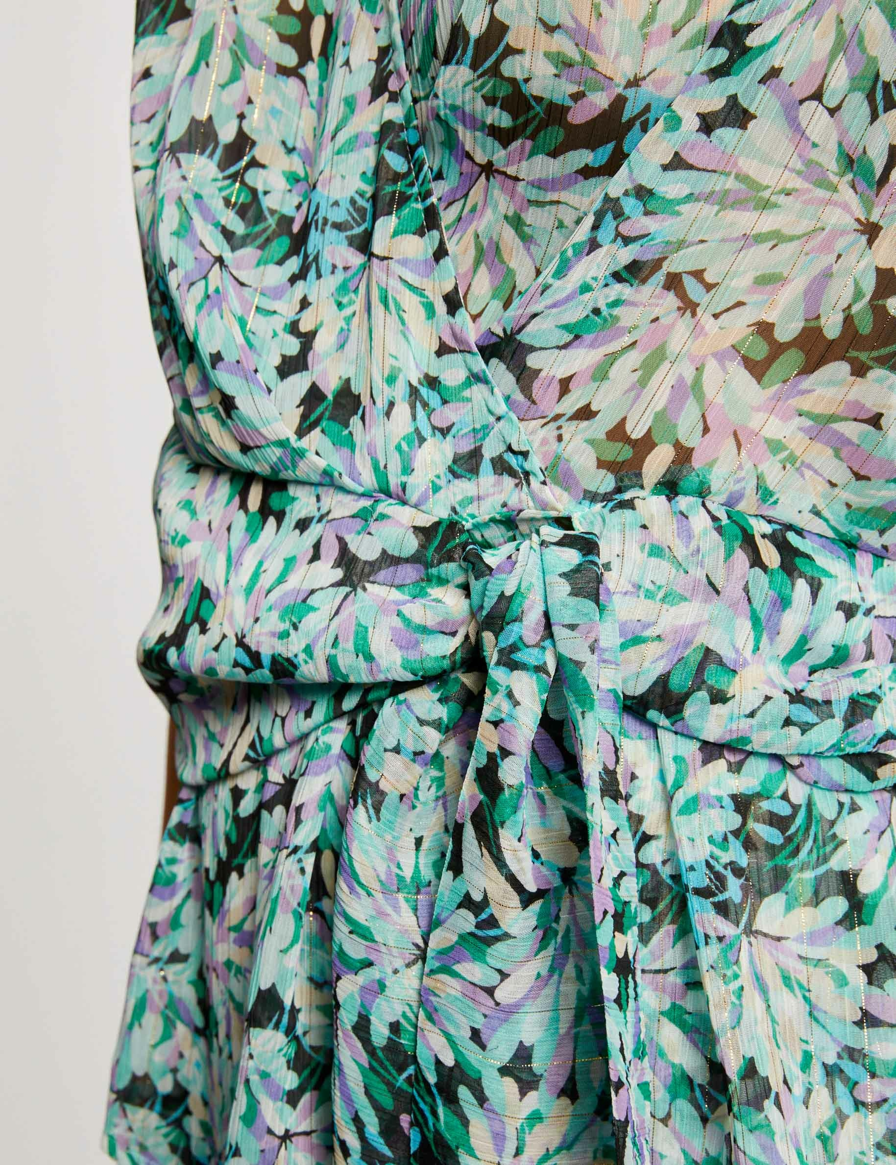 Blouse manches courtes imprimé floral multico femme Blouse manches courtes imprimé floral multico femme