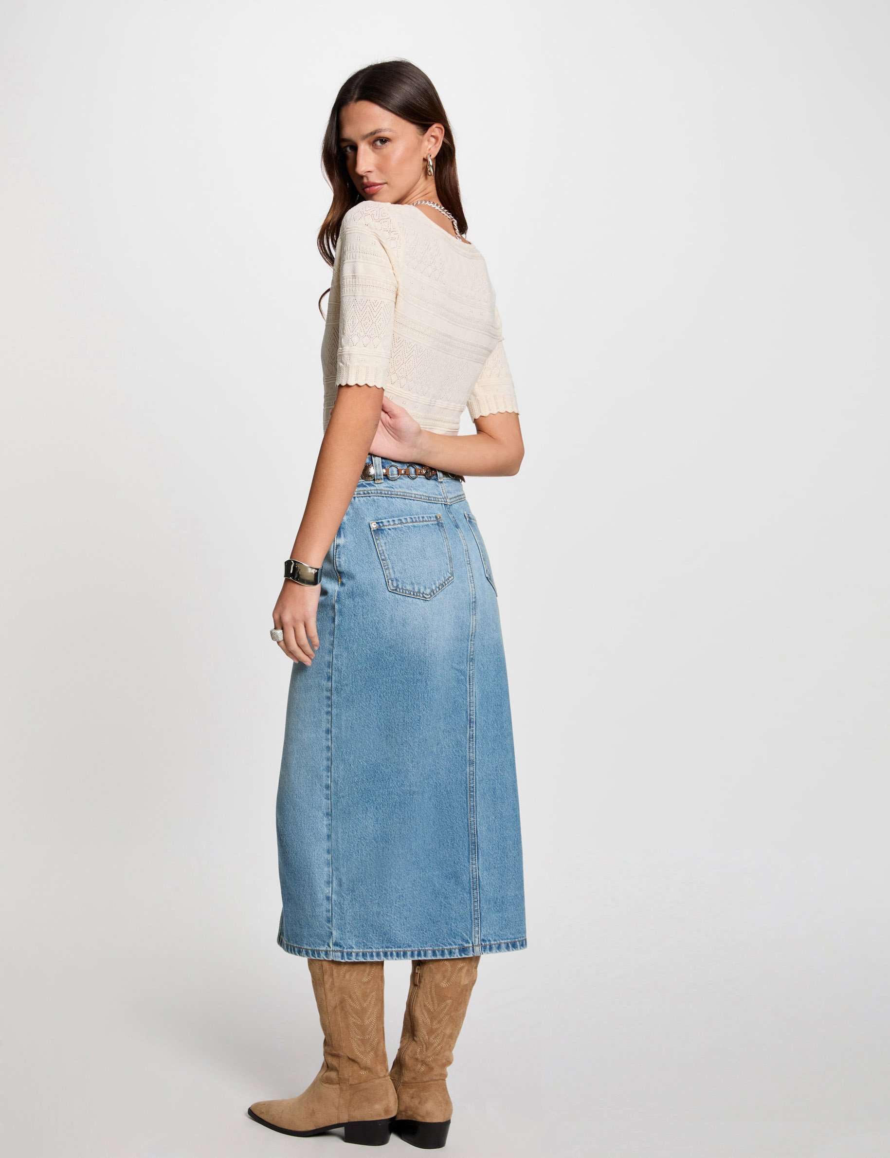 pull manches courtes ivoire femme Pull manches courtes ivoire femme