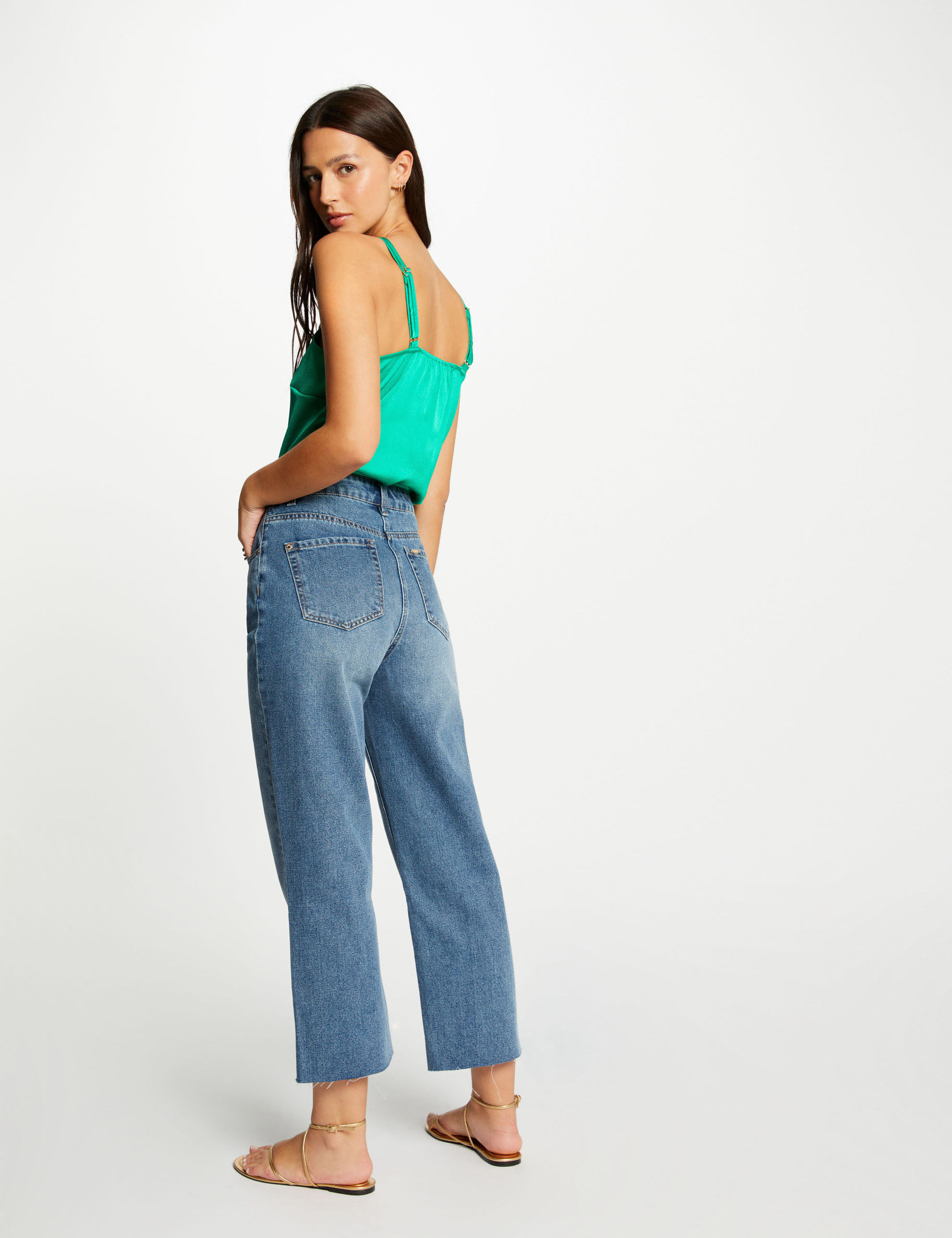 Justaucorps Damia à Bretelles - Velours Vert Pomme, Taille 14/15 Ans (neuf)