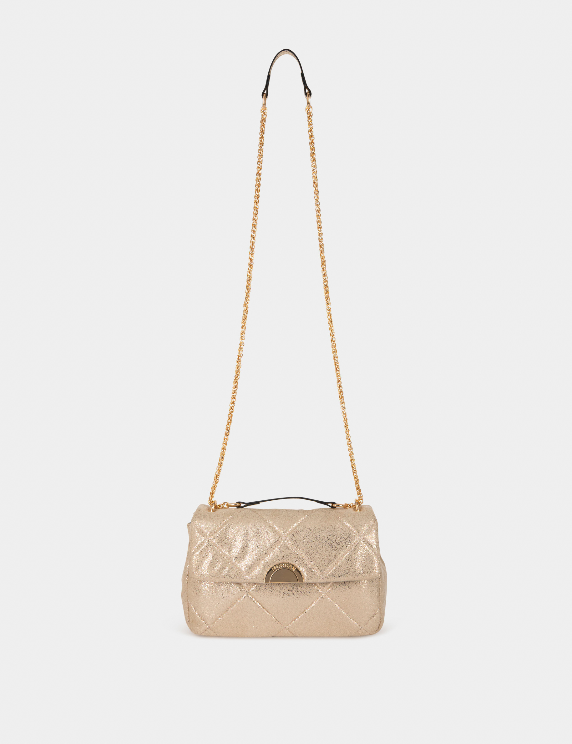 Sac pochette matelass m tallis dore femme Morgan
