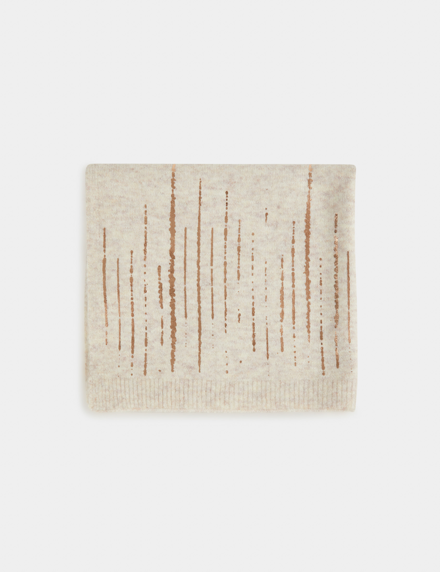 echarpe tricotee beige femme Écharpe tricotée beige femme