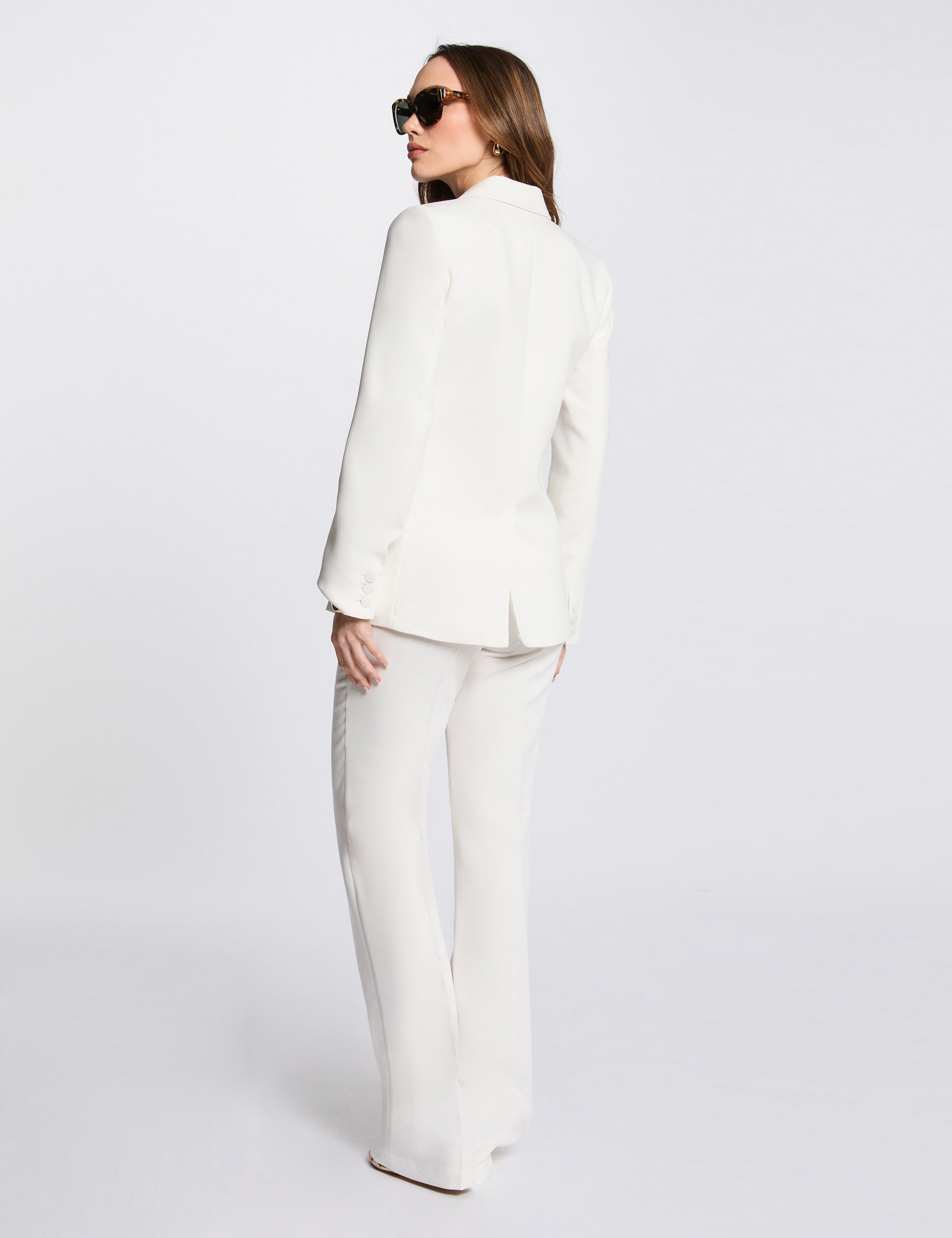 blazer boutonnee blanc femme Blazer boutonnée blanc femme