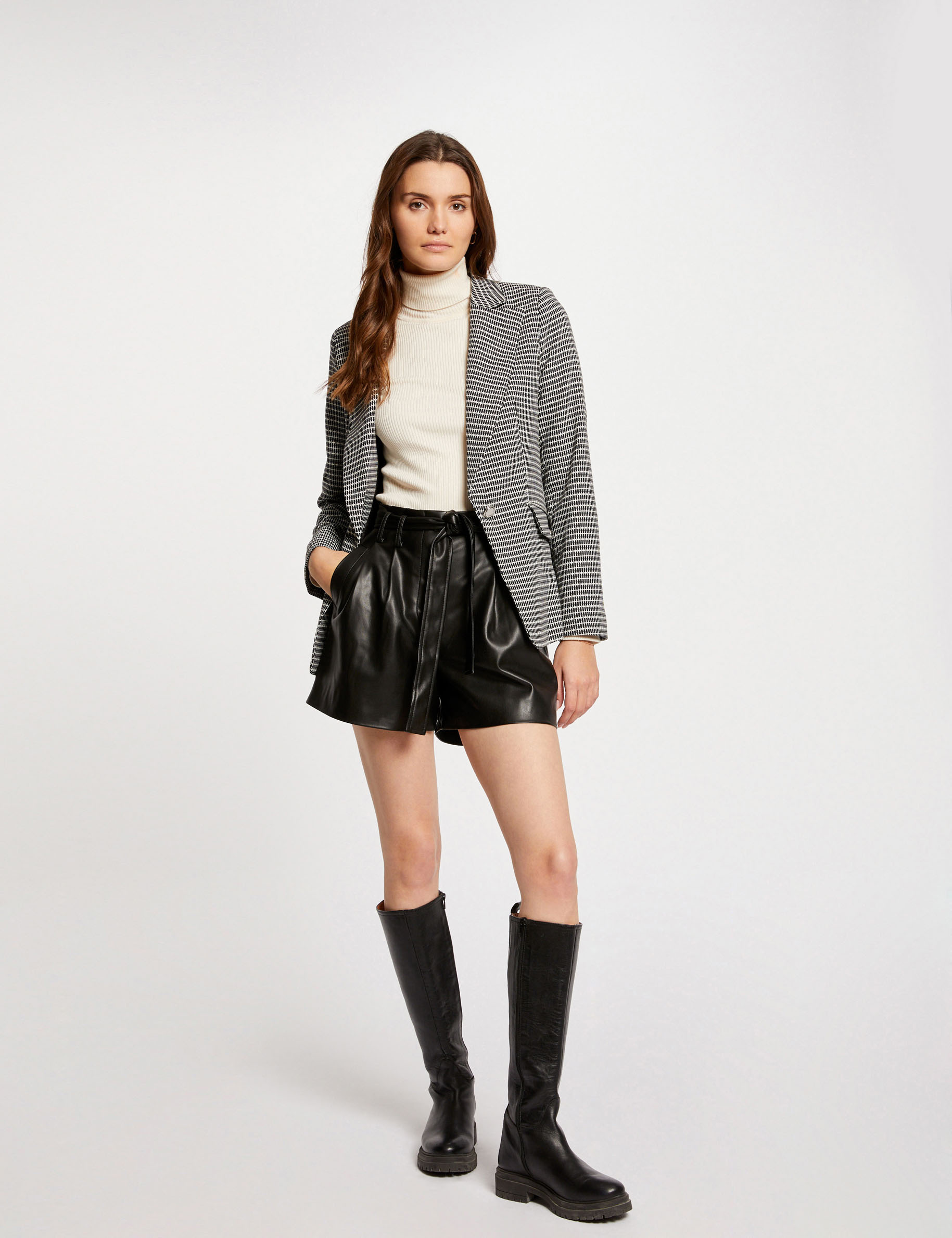 Blazer imprimé géométrique multico femme