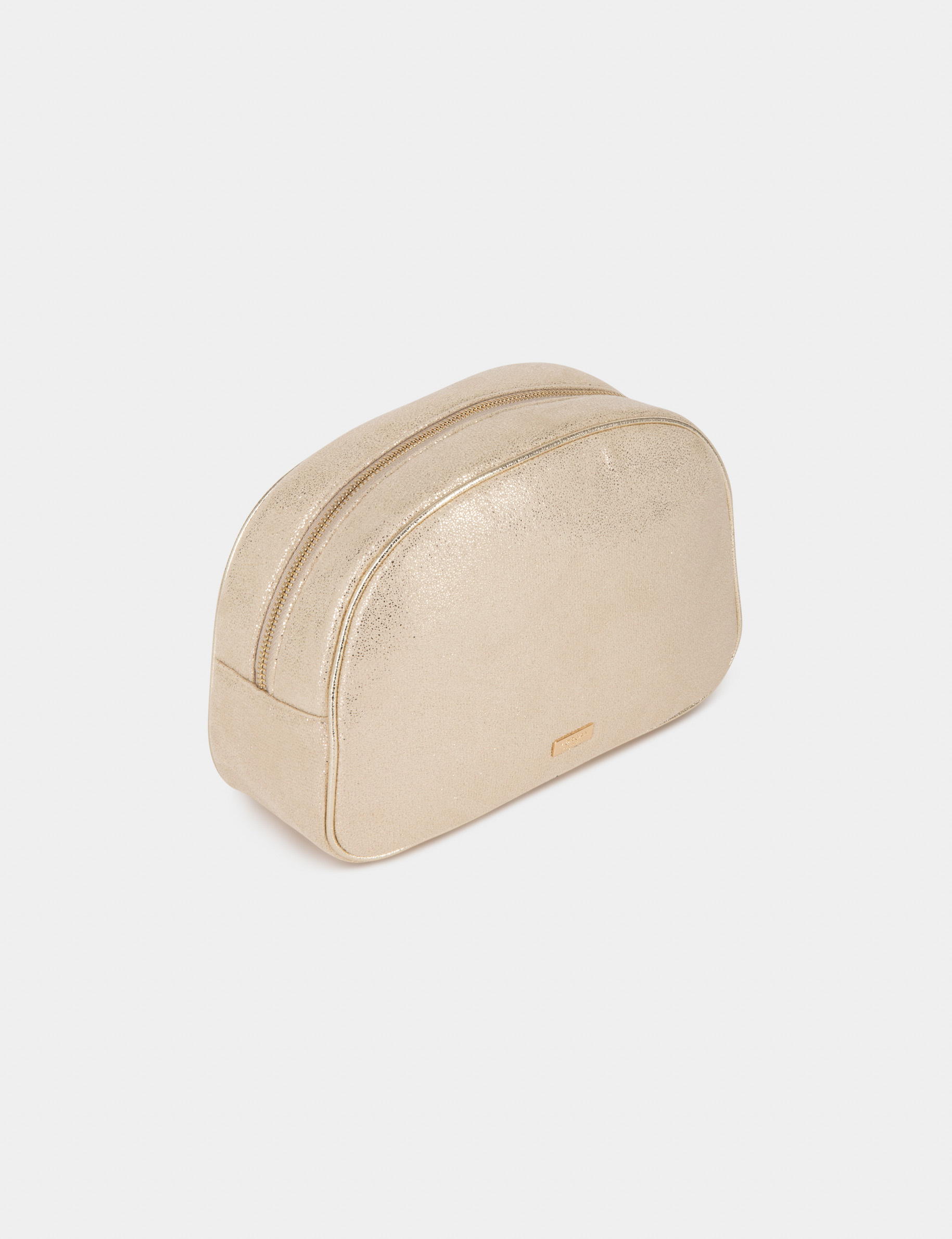 trousse de maquillage matelassee dore femme Trousse de maquillage matelassée dore femme