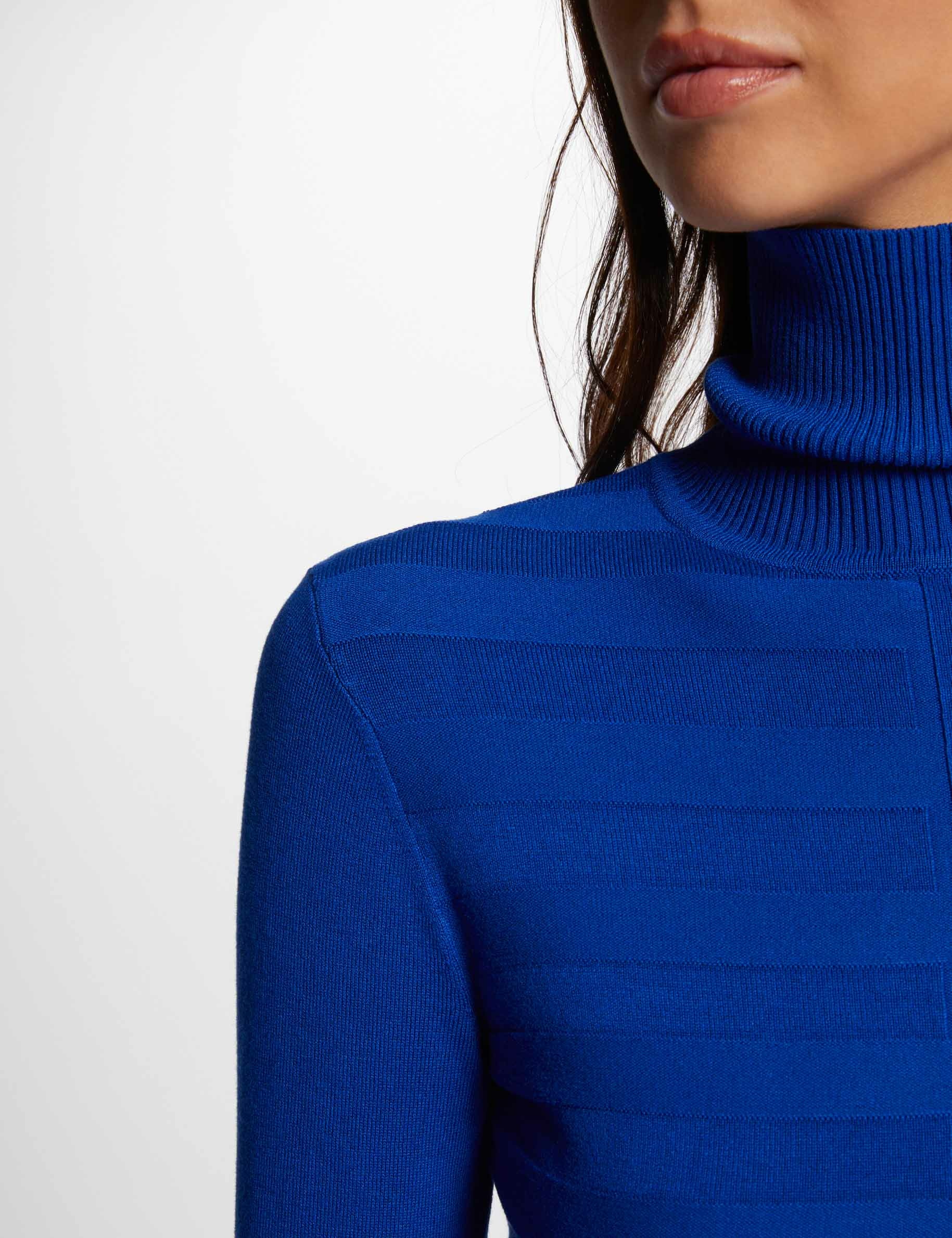 Haut Col Roulé American Apparel - Taille 36 - Bleu - Coton/polyester - Occasion Très Bon état - Style Décontracté