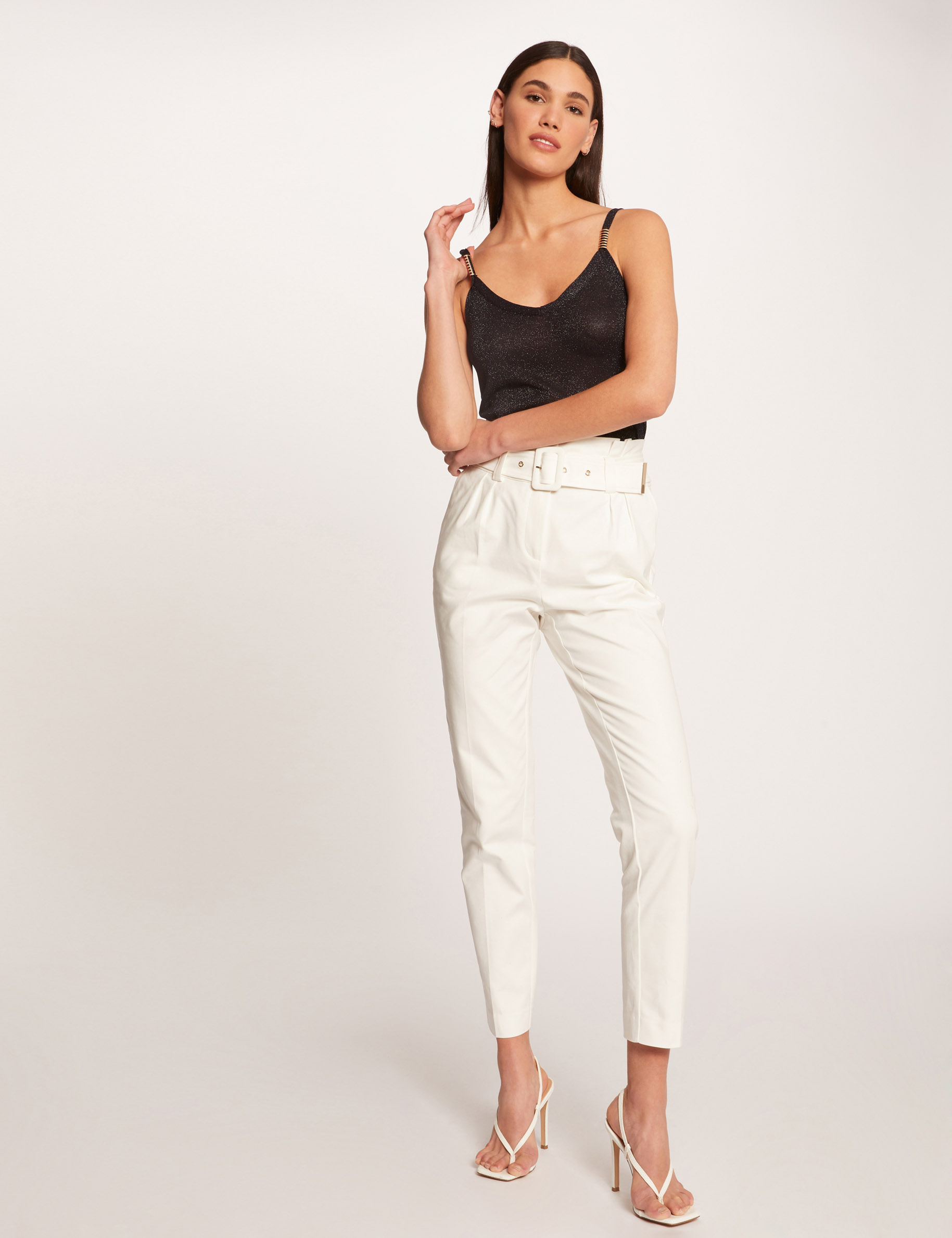Short En Jean Femme Springfield - Ornements Métalliques à La Taille - Coupe Décontractée Urbaine - 10