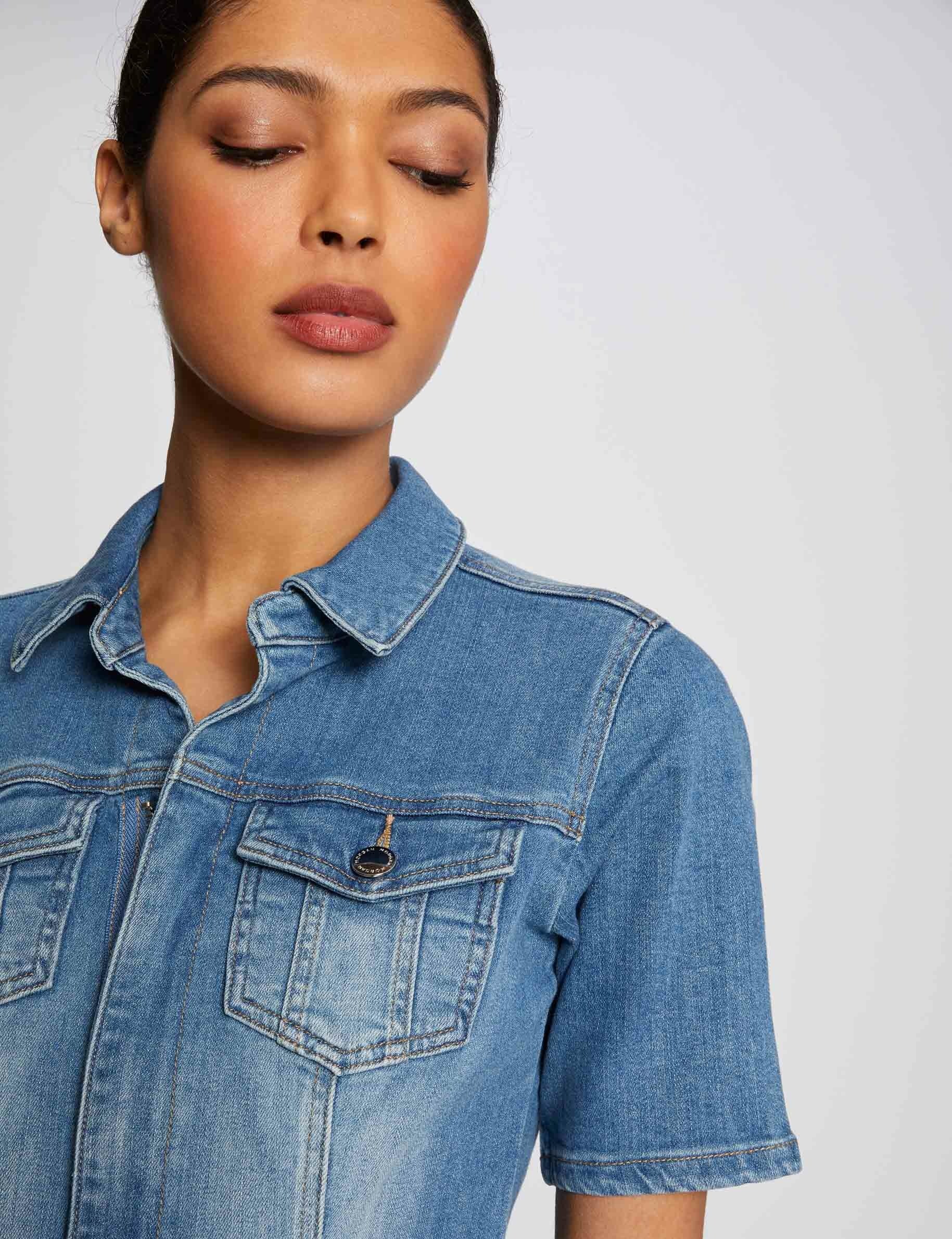 combinaison droite en jean jean stone femme Combinaison droite en jean jean stone femme