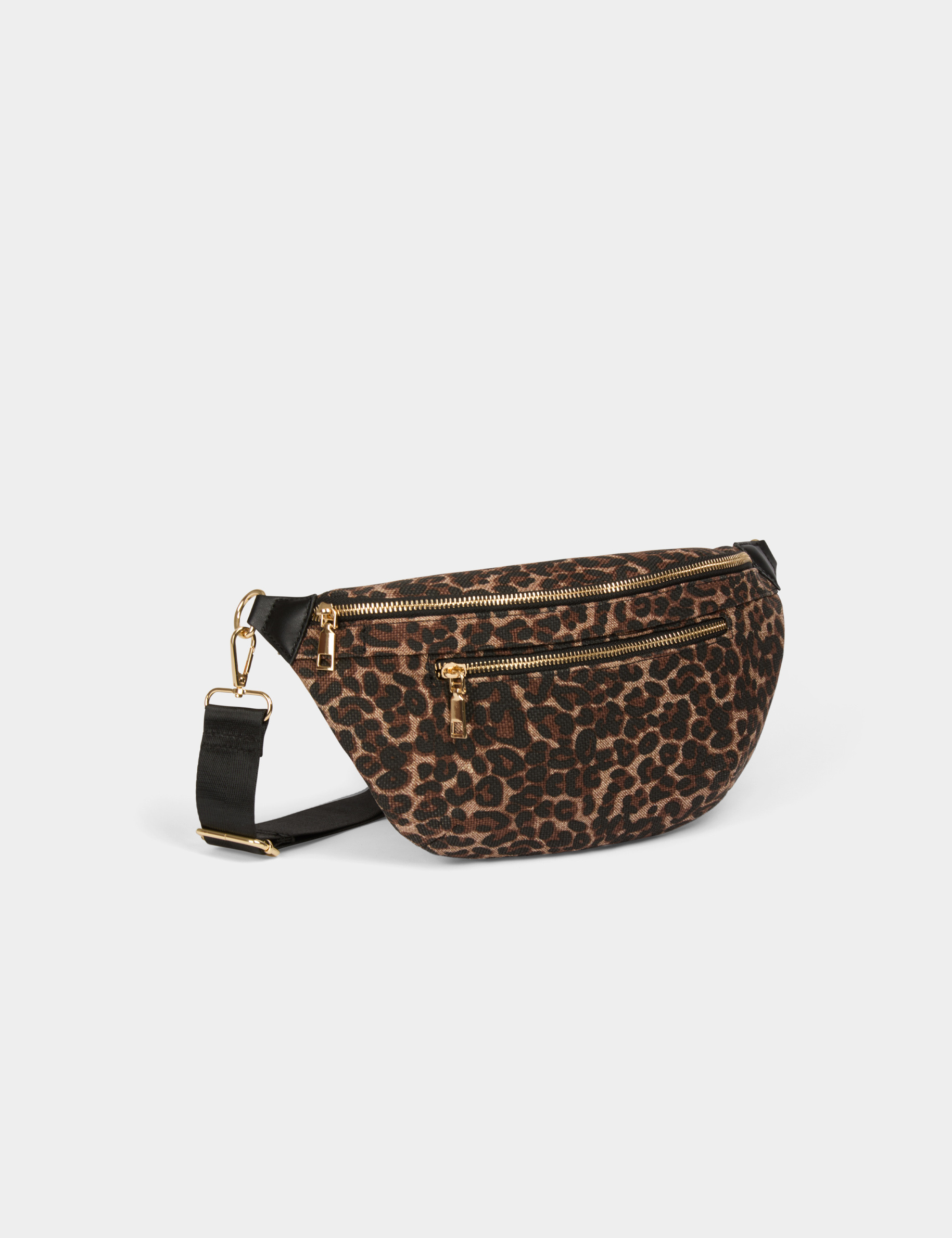 sac banane imprime leopard multicolore femme Sac banane imprimé léopard multicolore femme