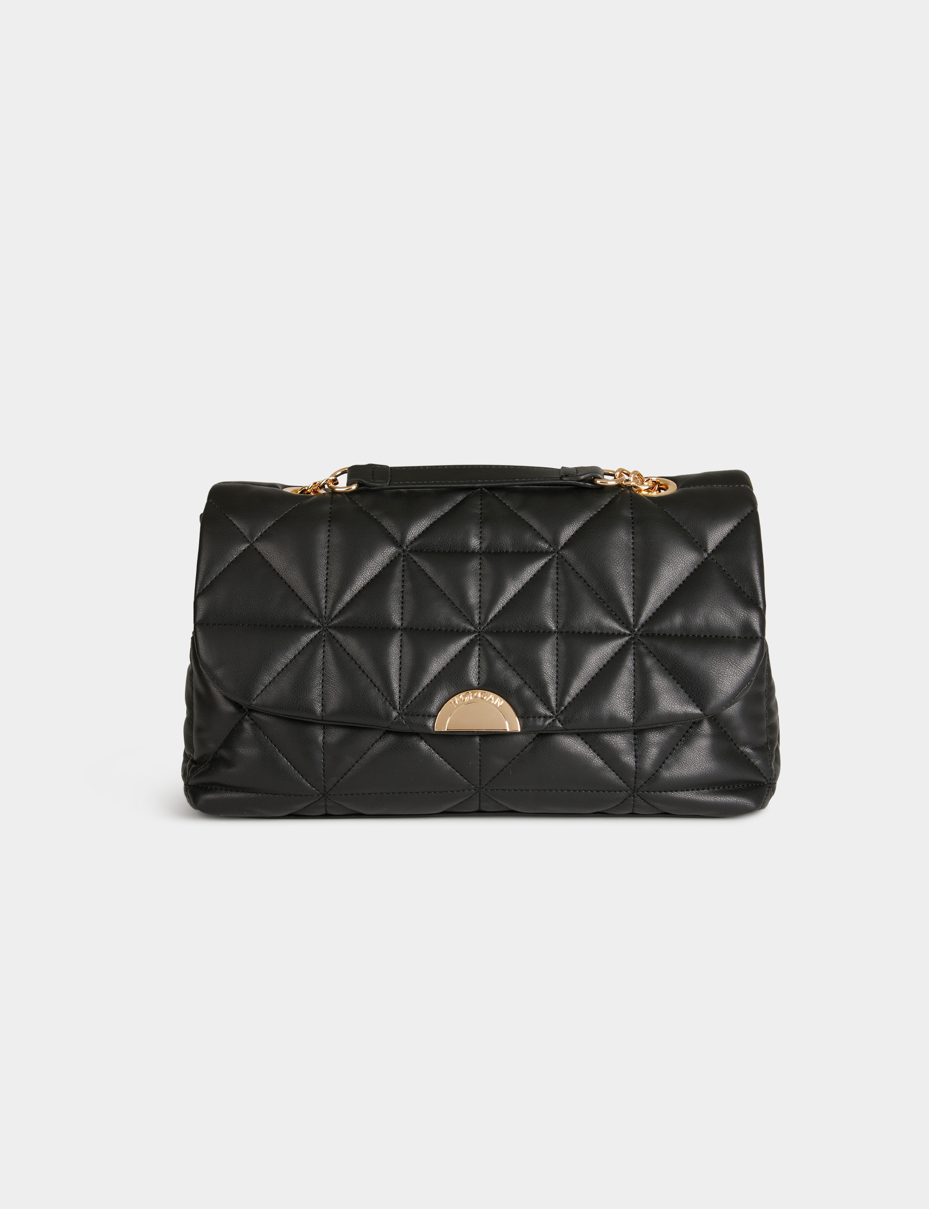 Sac pochette matelassé noir femme Sac pochette matelassé noir femme
