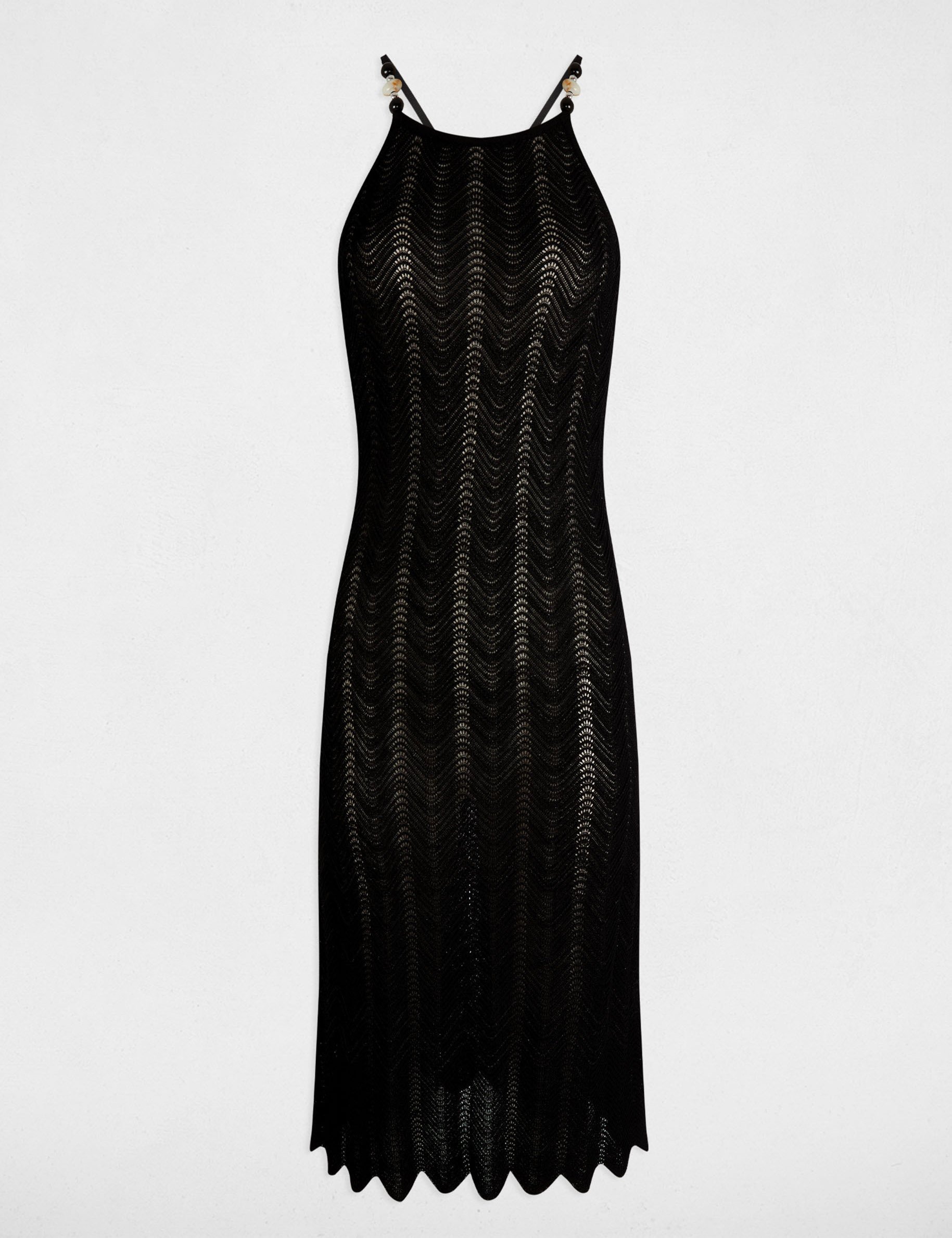 robe tricot ajustee noir femme Robe tricot ajustée noir femme