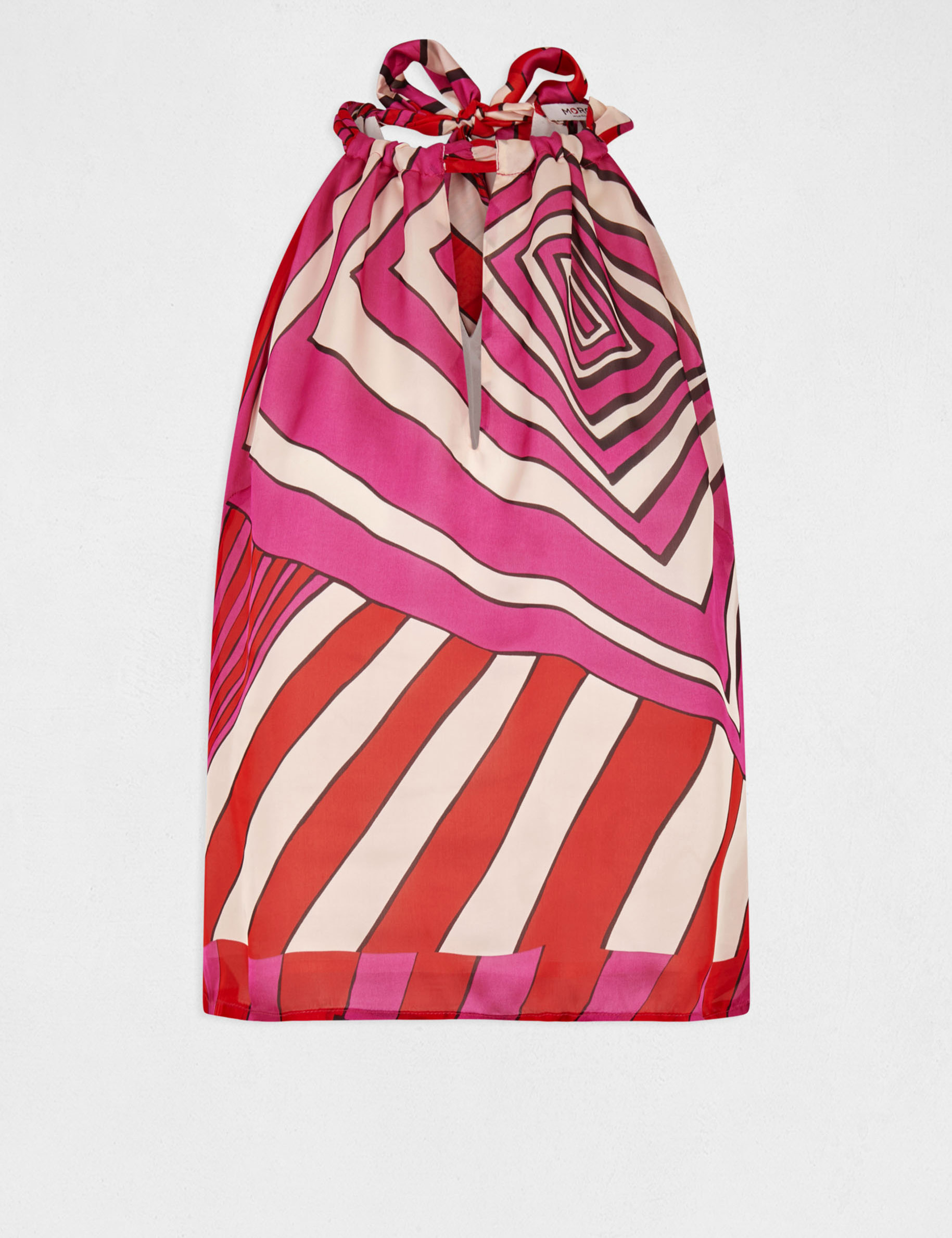 Blouse sans manches imprimé géométrique multico femme Blouse sans manches imprimé géométrique multico femme