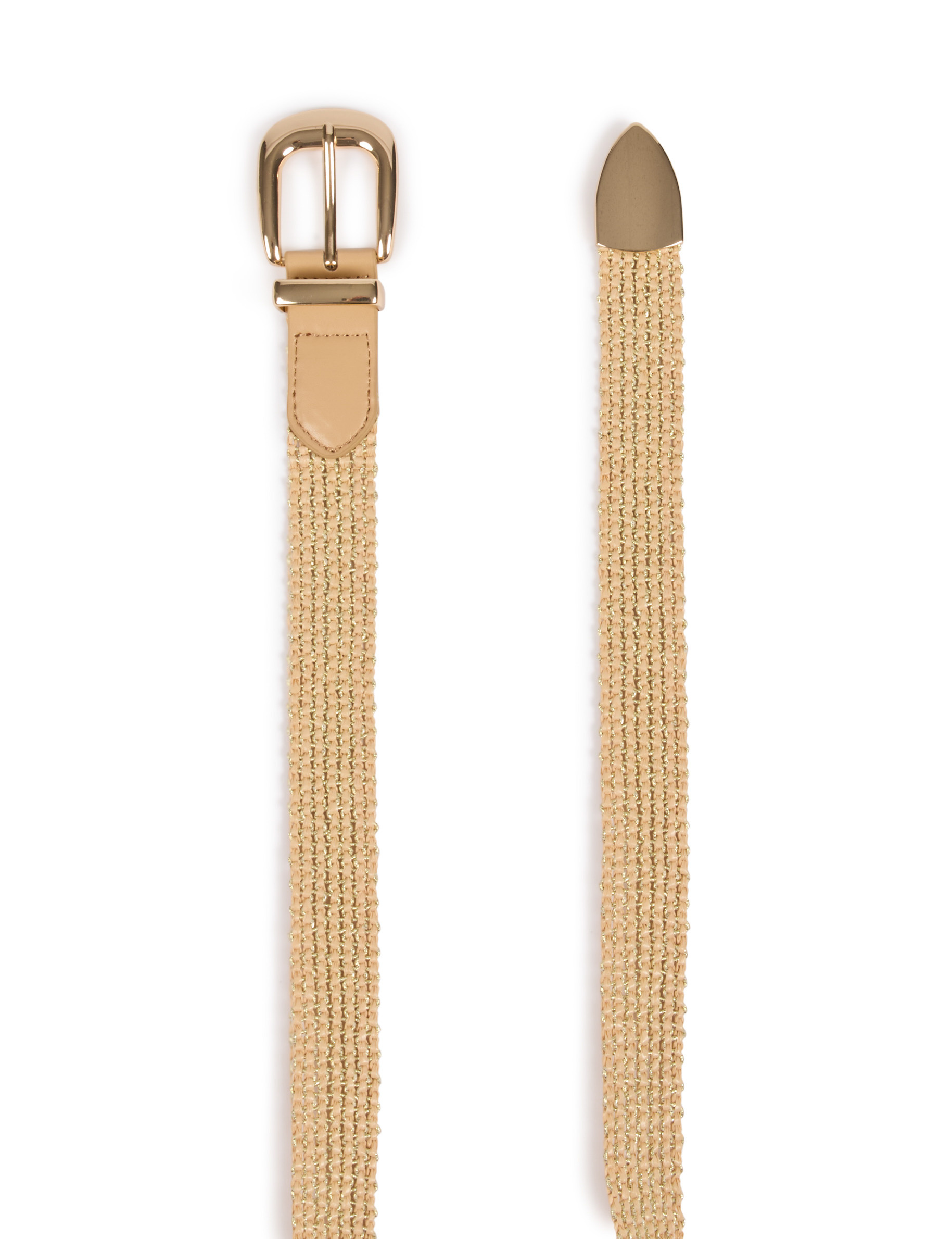 ceinture tressee beige femme Ceinture tressée beige femme