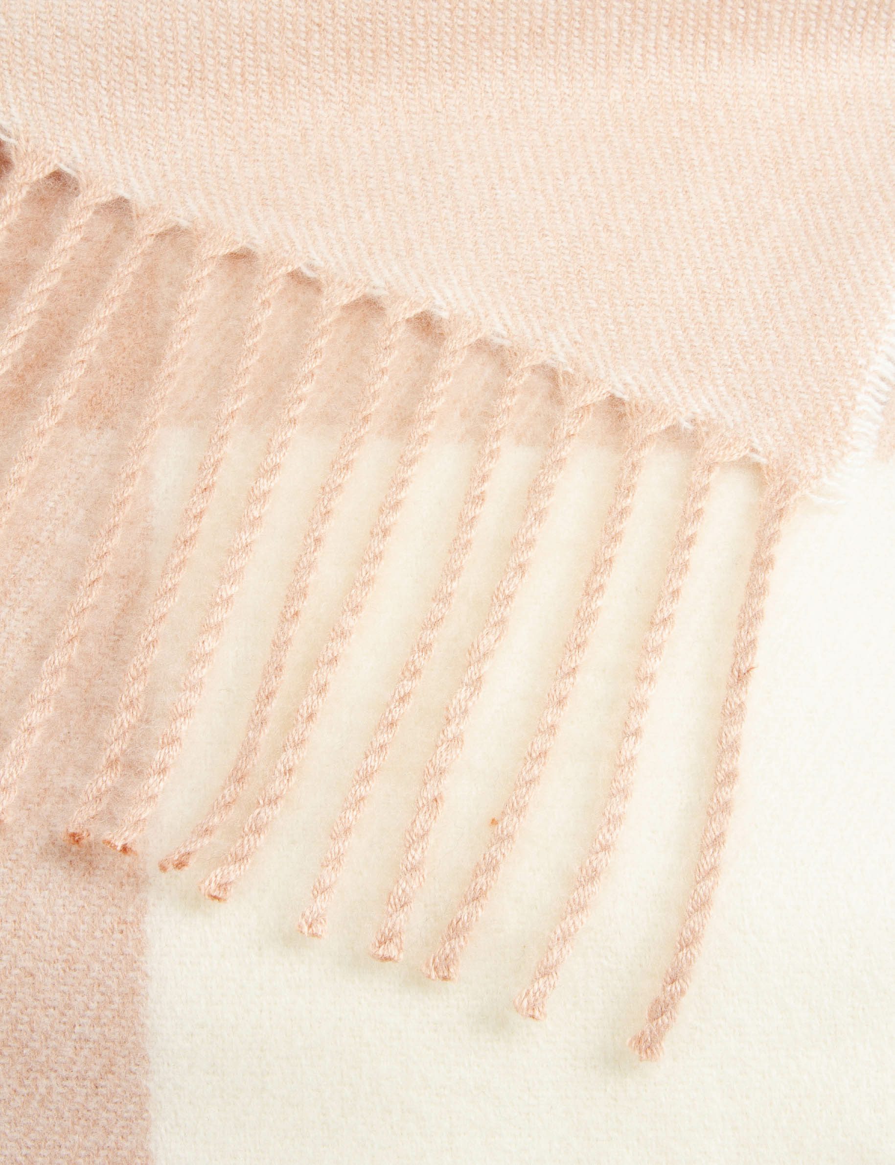 echarpe a carreaux rose pale femme Écharpe à carreaux rose pale femme