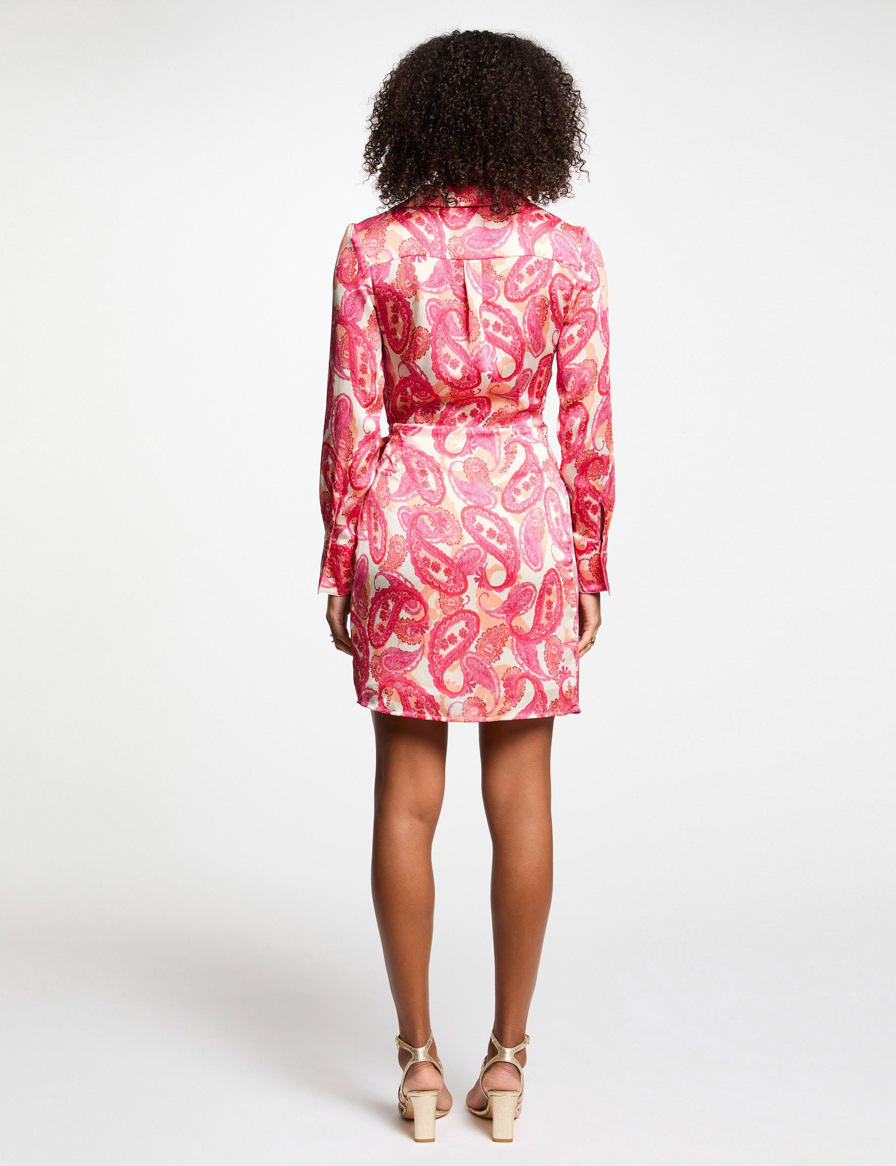 robe courte portefeuille multicolore femme Robe courte portefeuille multicolore femme