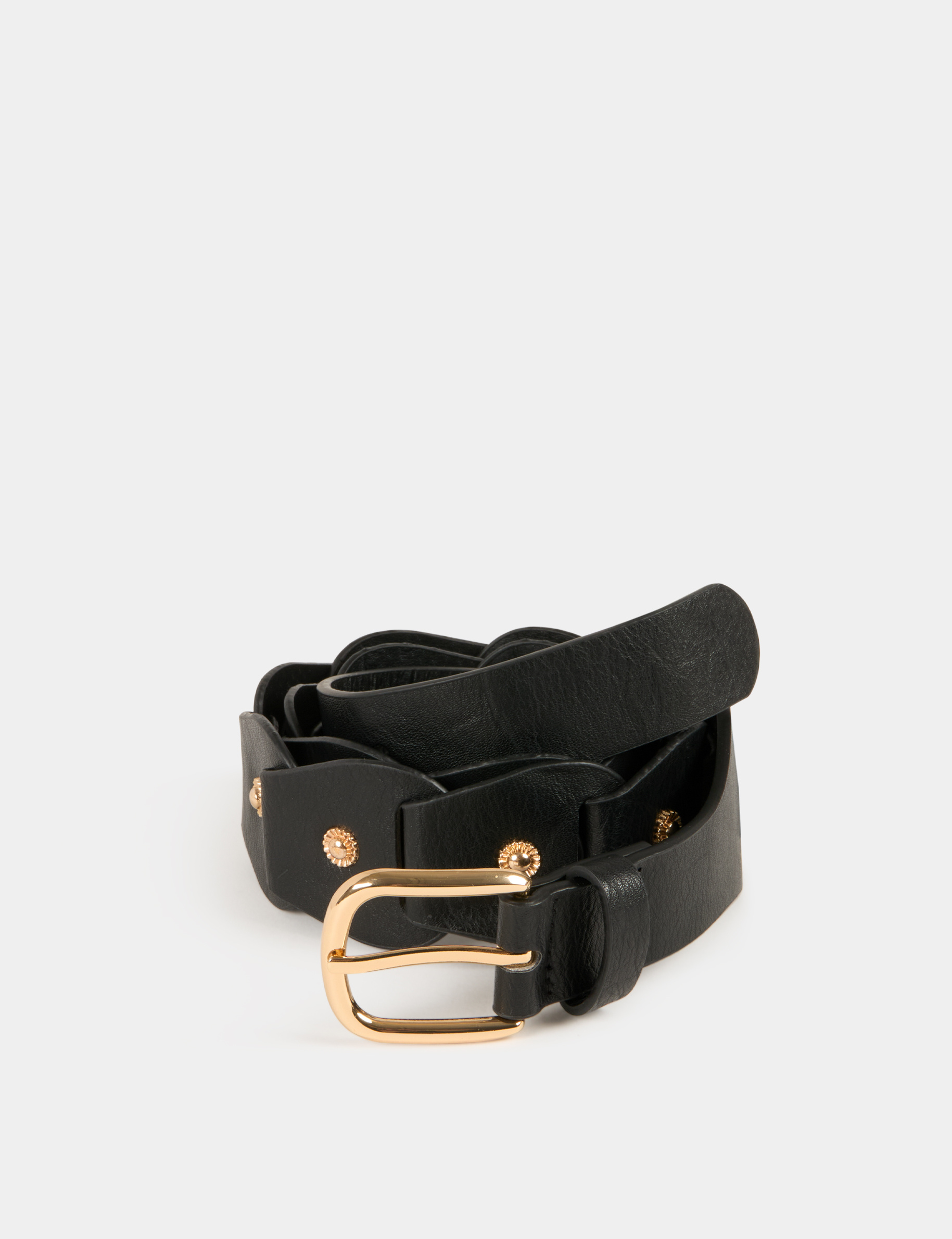 ceinture avec clous noir femme Ceinture avec clous noir femme