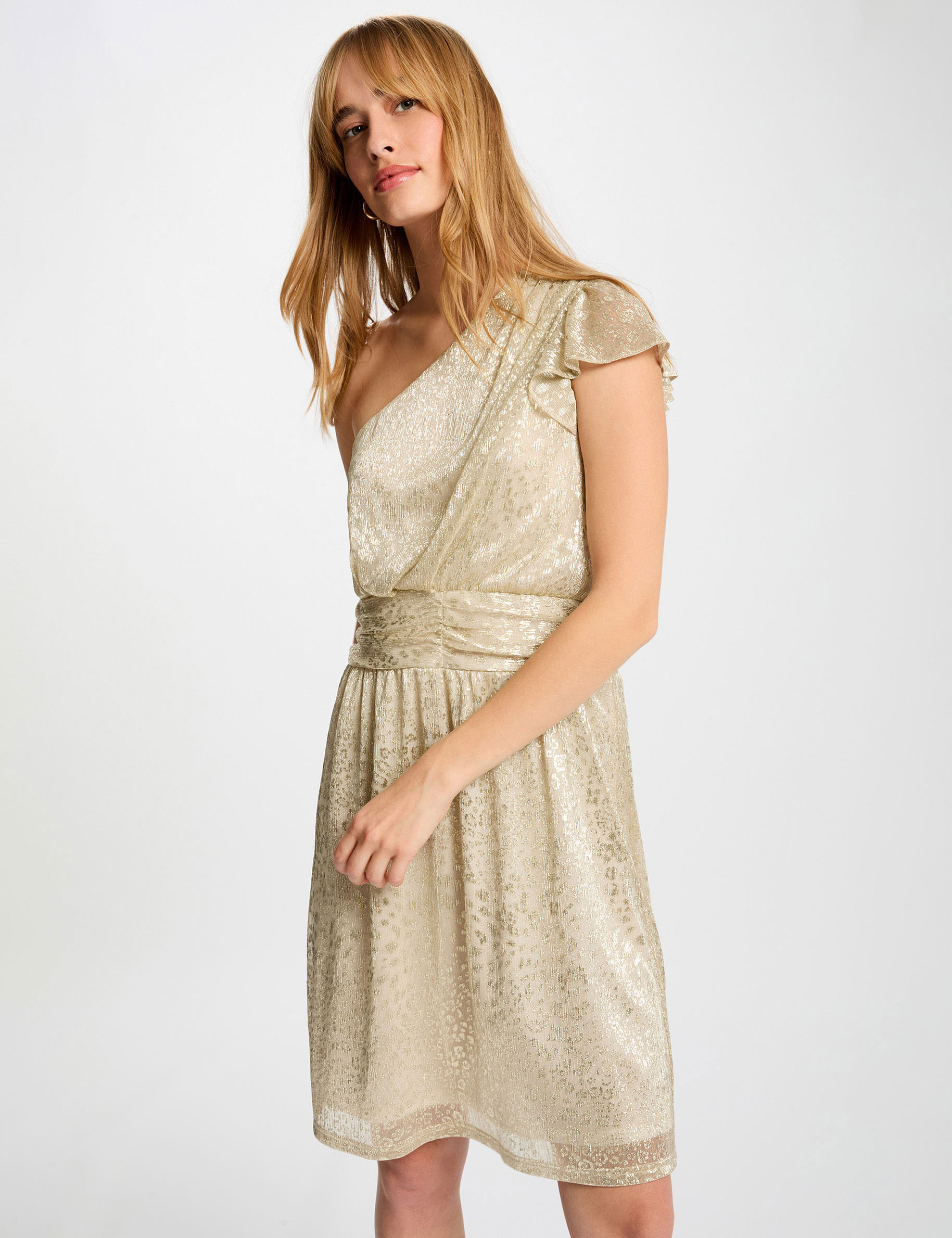 TISENA-Jupe longue plissée en tulle pour femme,taille haute,rose,blanc