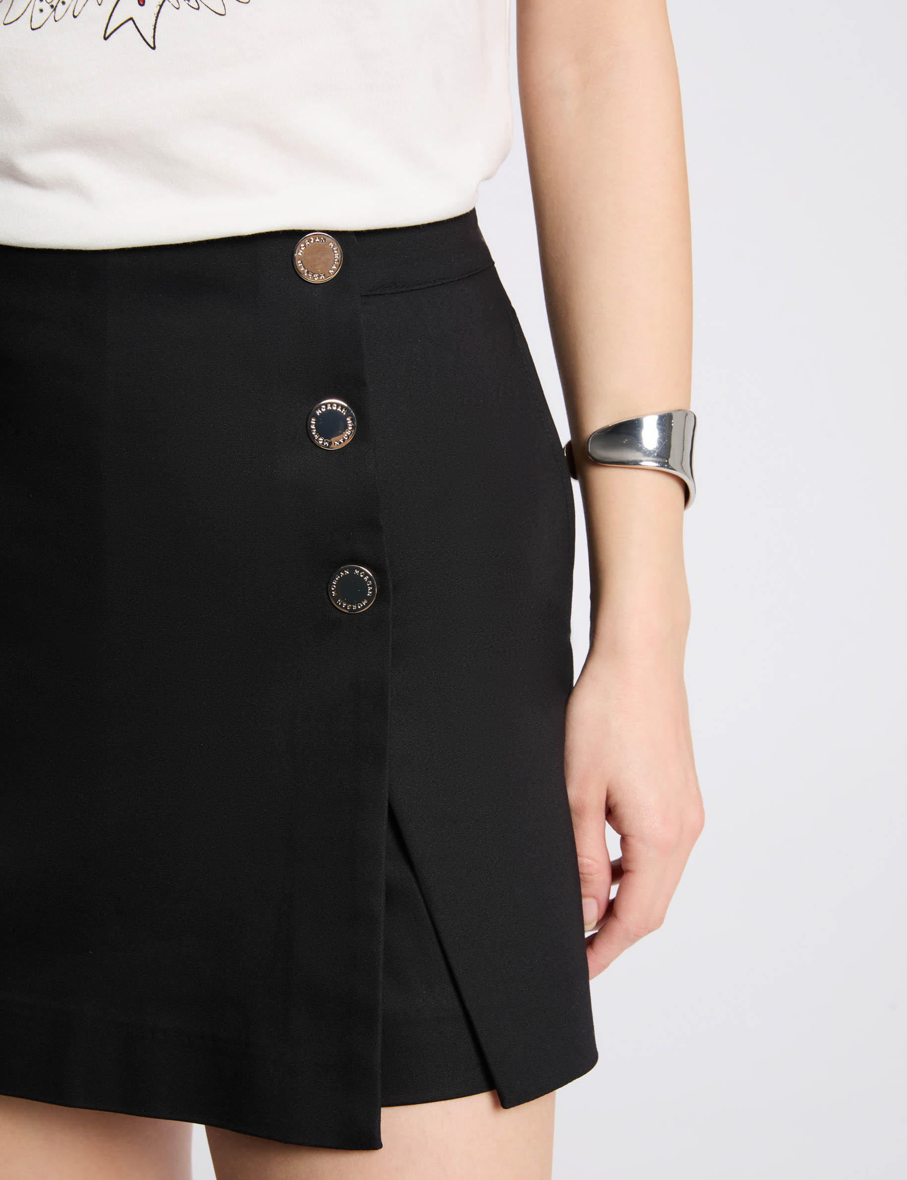 jupe short courte noir femme Jupe-short courte noir femme
