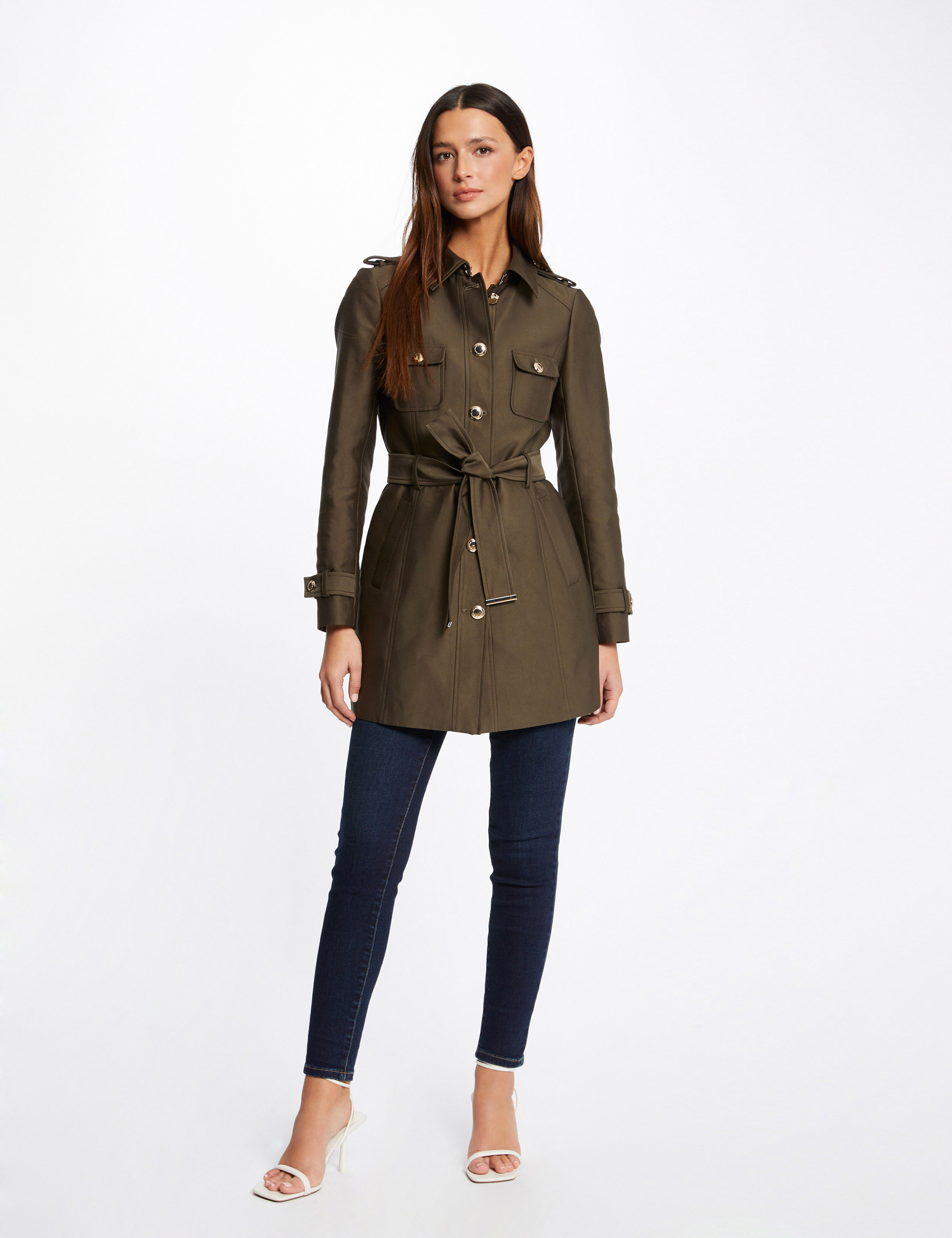 Manteau Trench Camouflage Pretty Green - Taille L - Ceinturé - Neuf Avec étiquettes - Style Rock