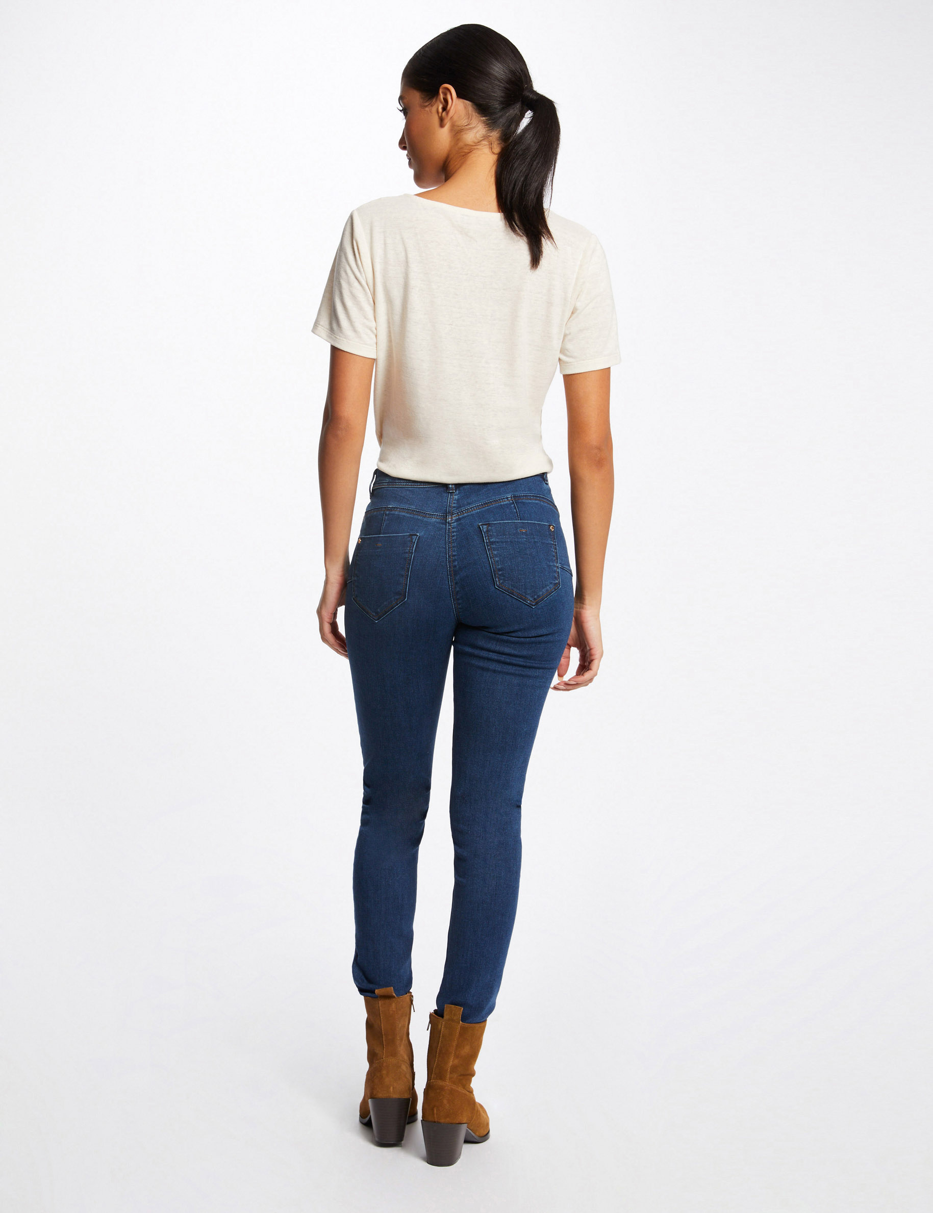 Jeans slim taille standard jean stone femme Jeans slim taille standard jean stone femme