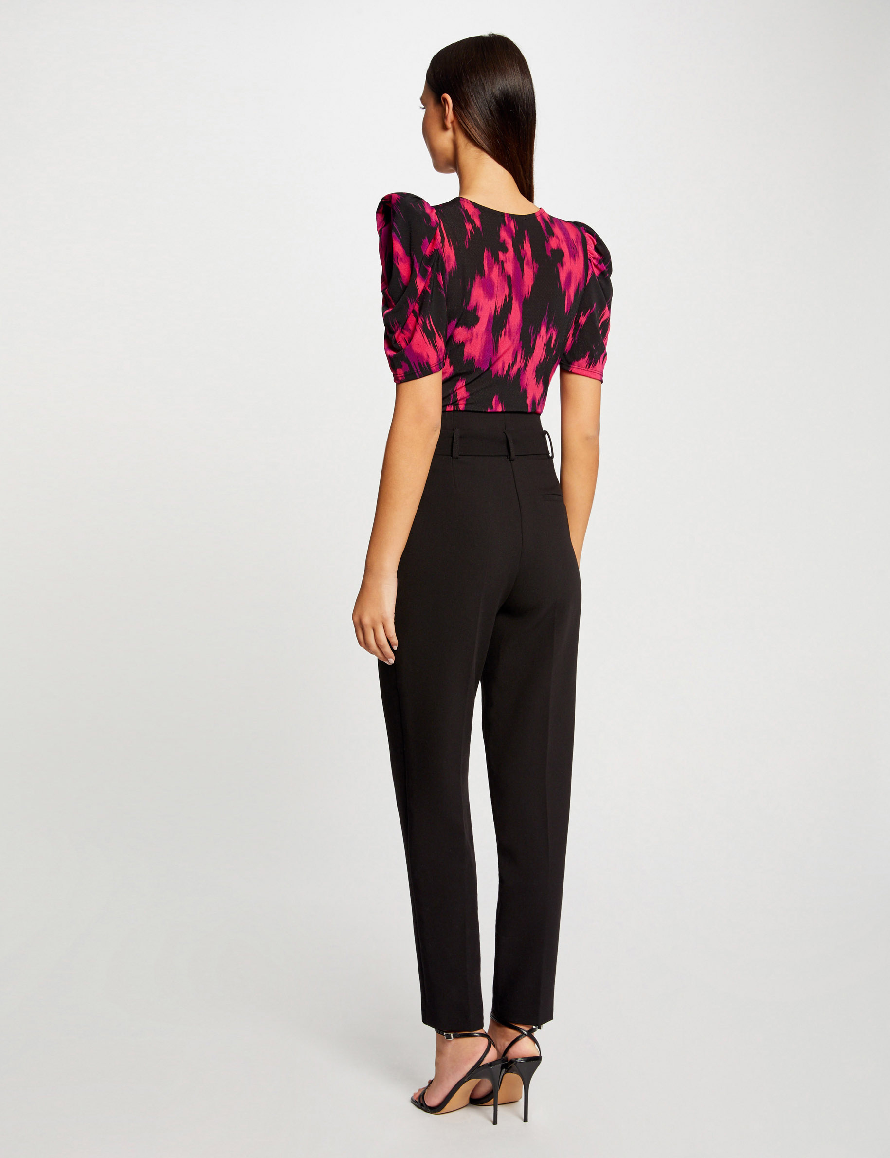 T-shirt manches courtes imprimé abstrait multico femme T-shirt manches courtes imprimé abstrait multico femme