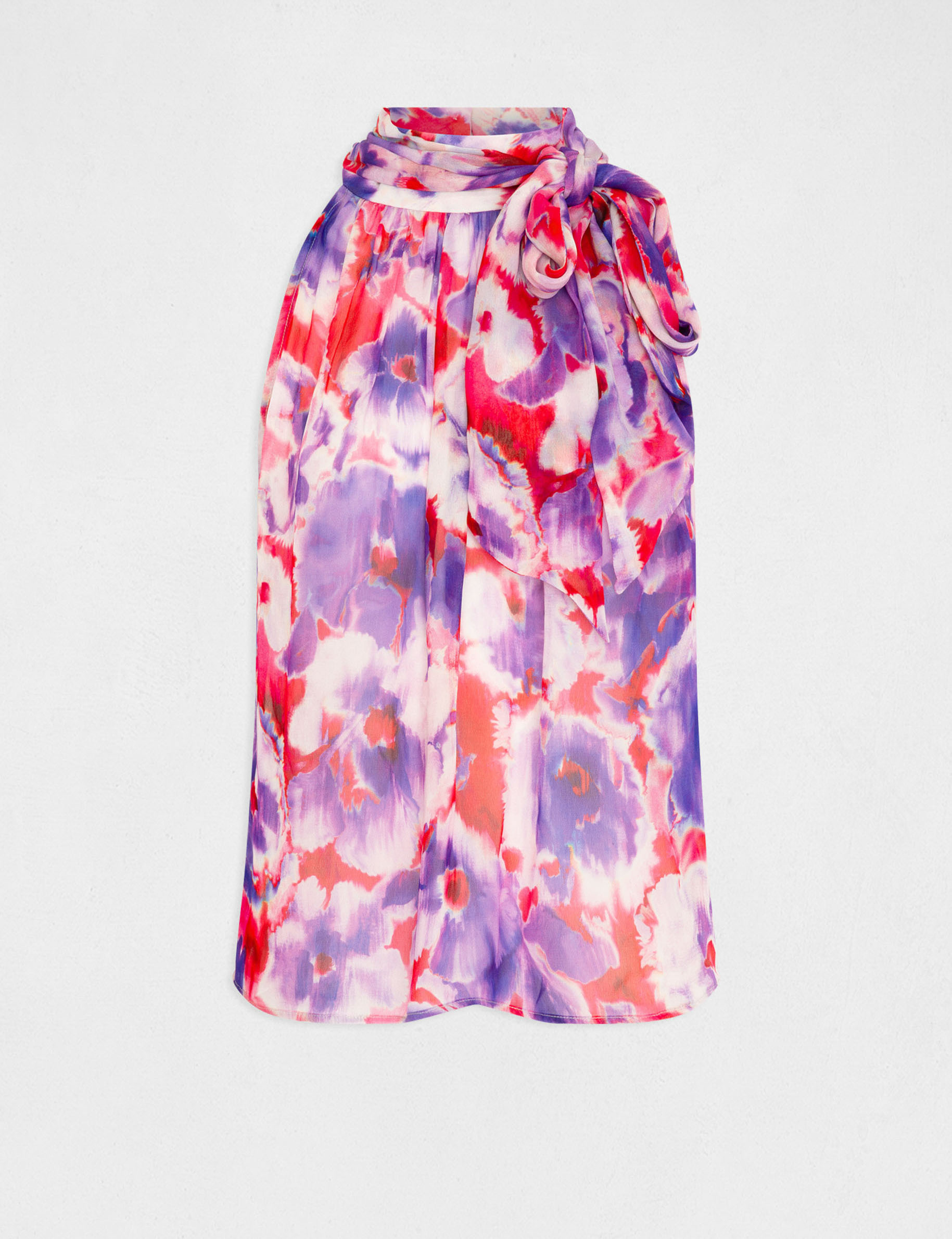 blouse sans manches imprime floral multico femme Blouse sans manches imprimé floral multico femme