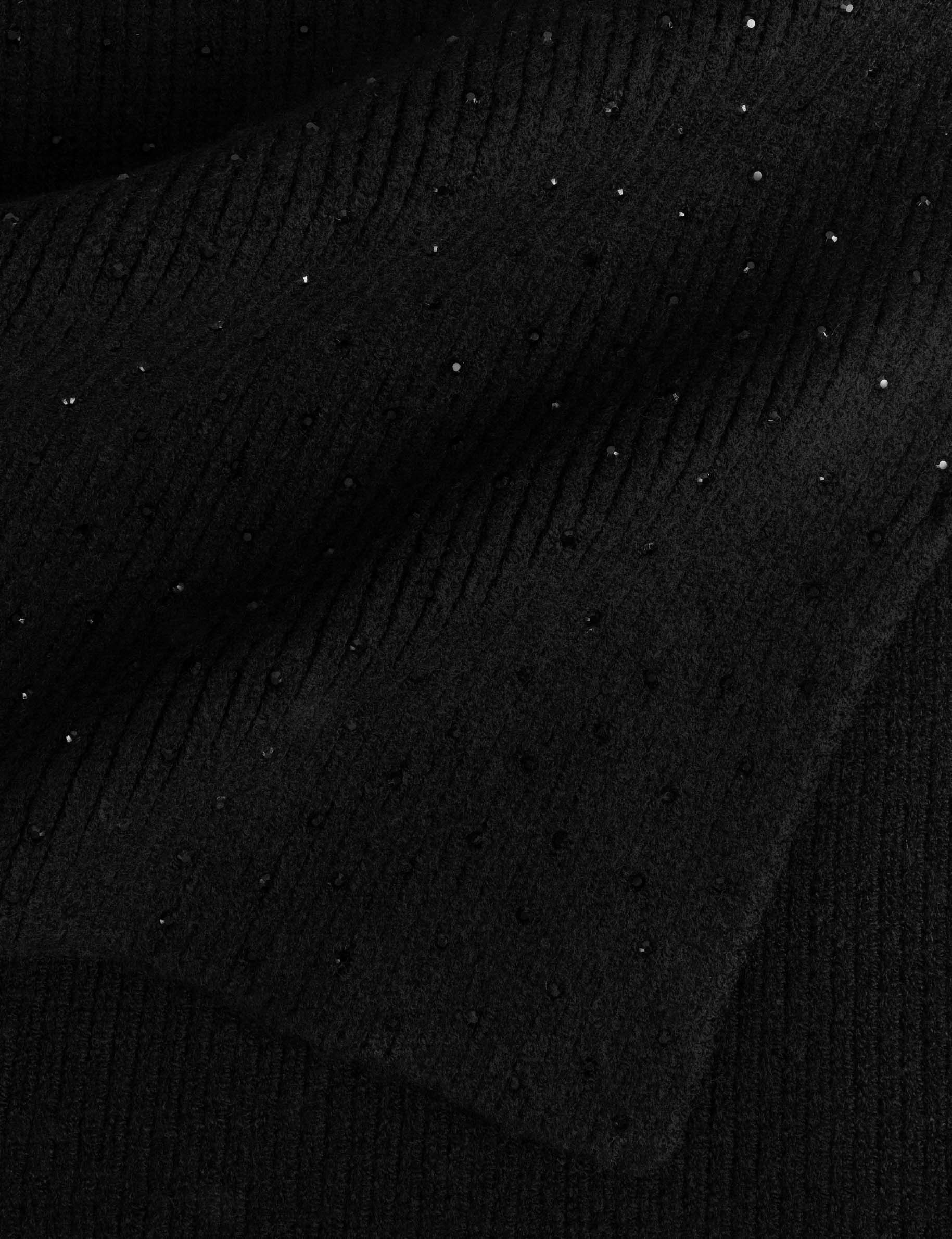 echarpe avec strass noir femme Écharpe avec strass noir femme