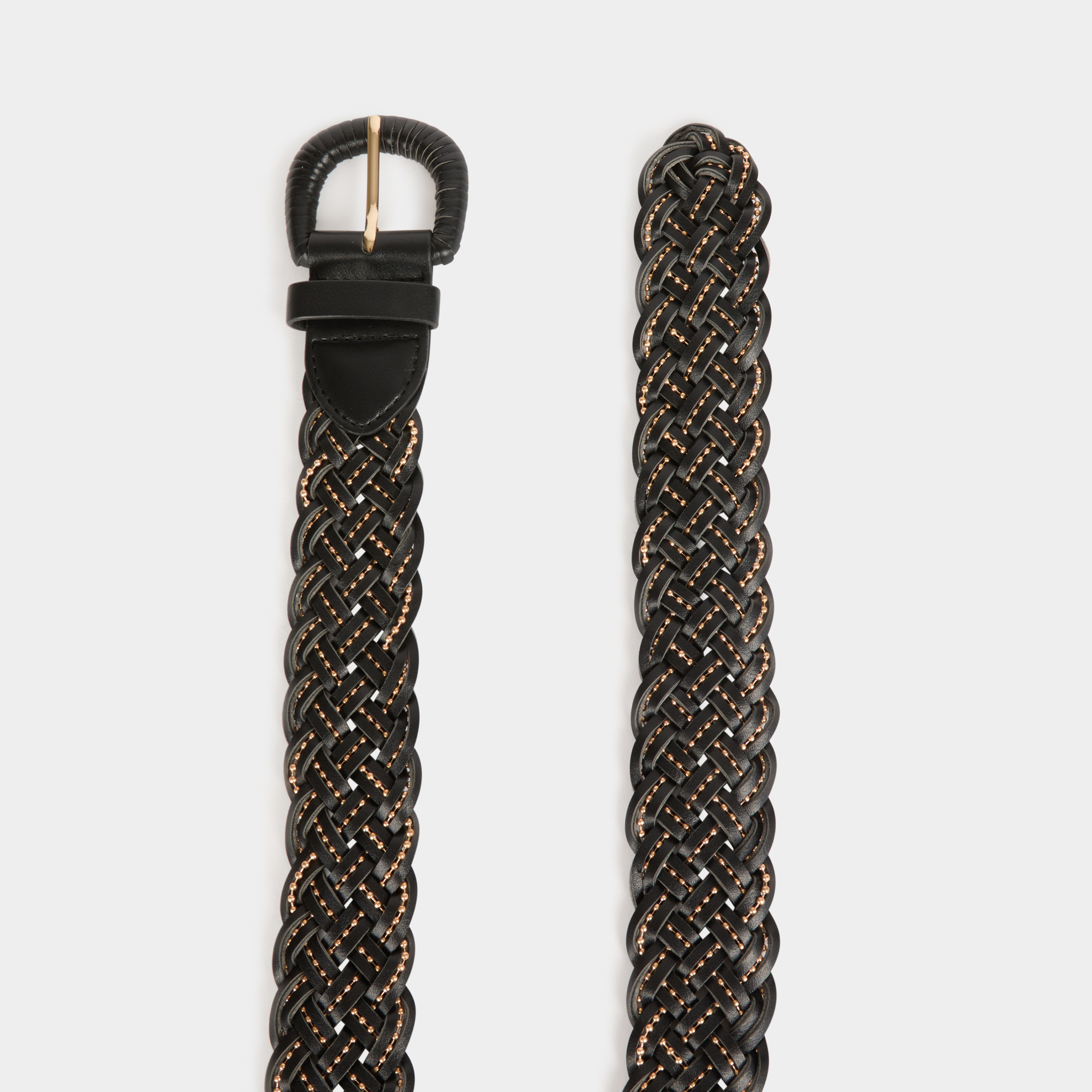 ceinture tressee noir femme Ceinture tressée noir femme