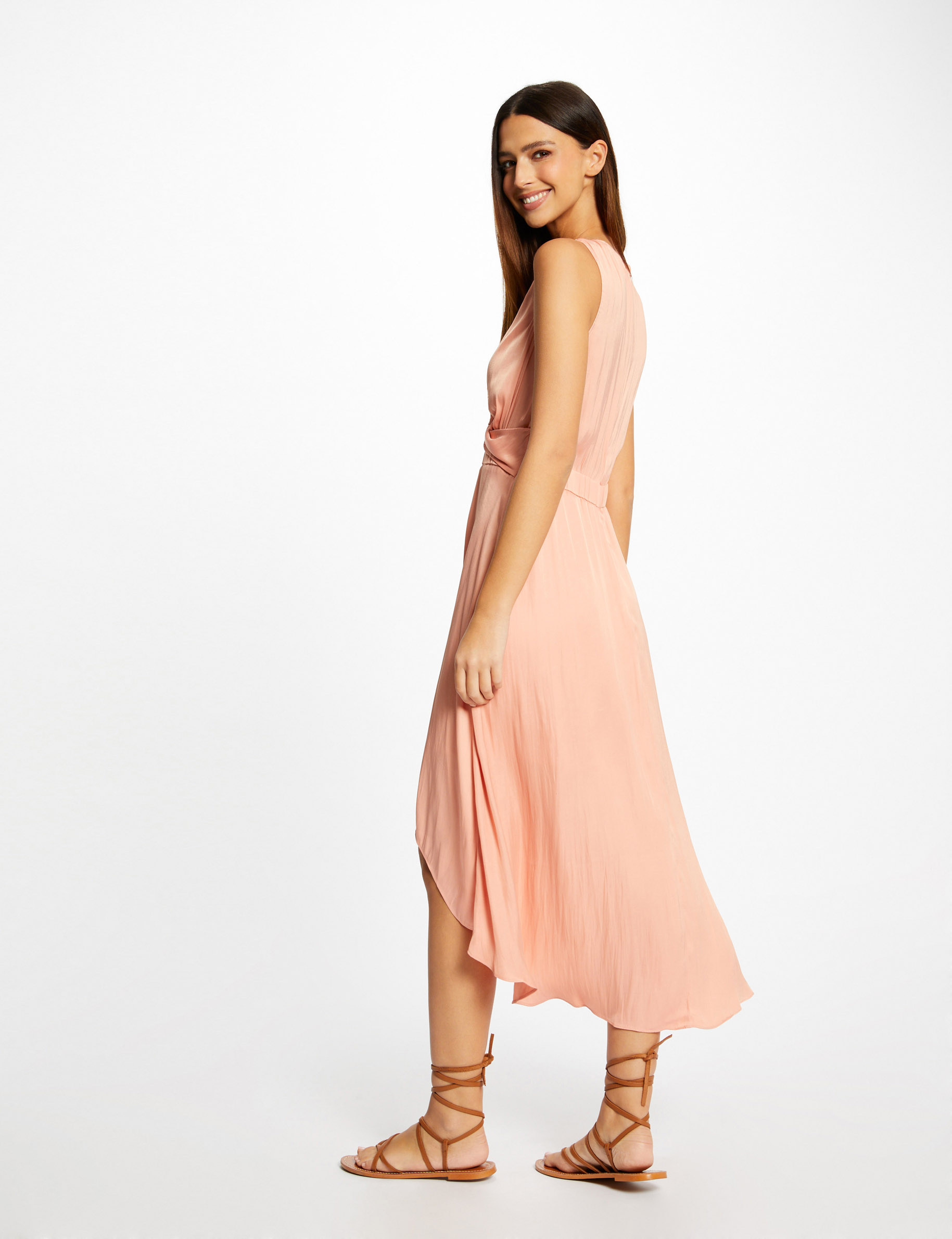 Robe online midi asymétrique