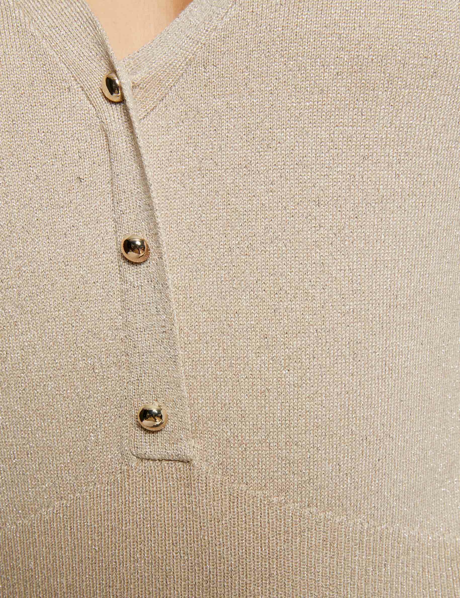 Pull WALLIS Doré Taille S - Occasion En Très Bon état, Idéal Pour Les Soirées