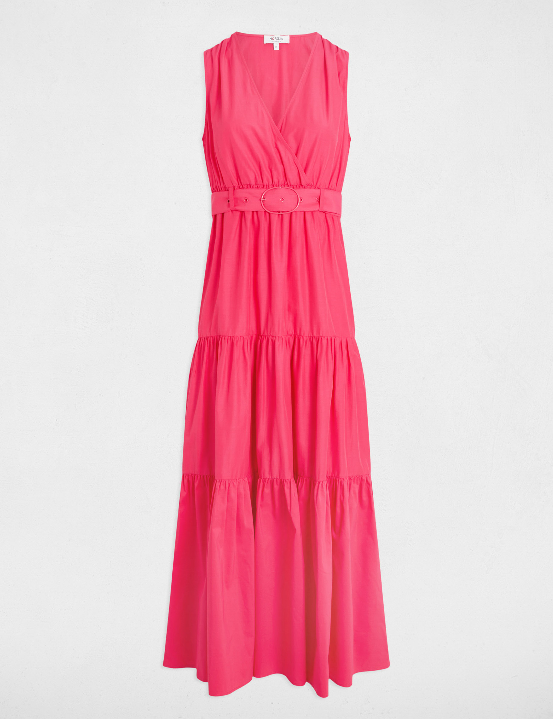 robe longue droite rose fushia femme Robe longue droite rose fushia femme